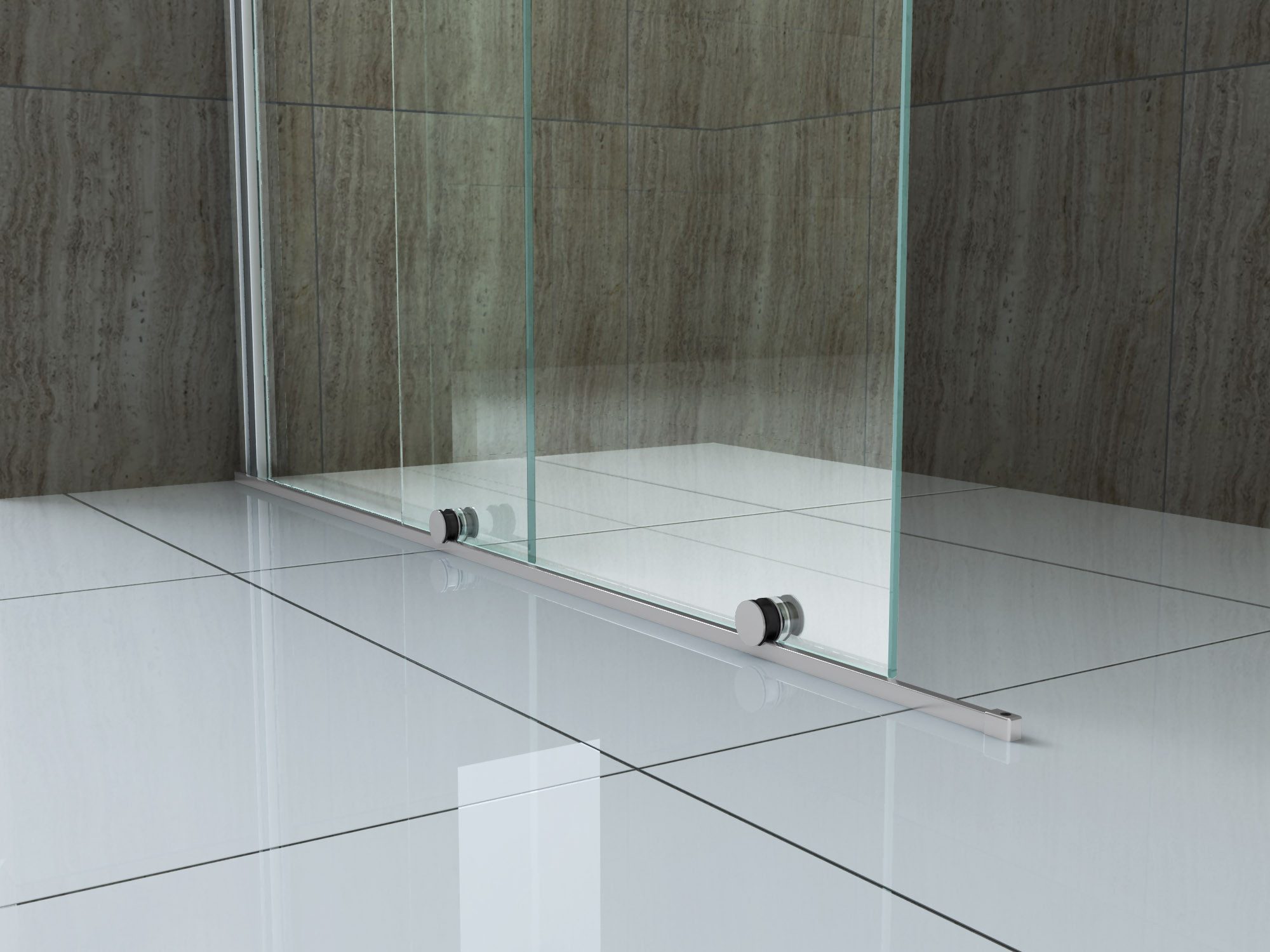 Alphabad Walk-in-Dusche 8 mm Schiebetür - günstig online kaufen