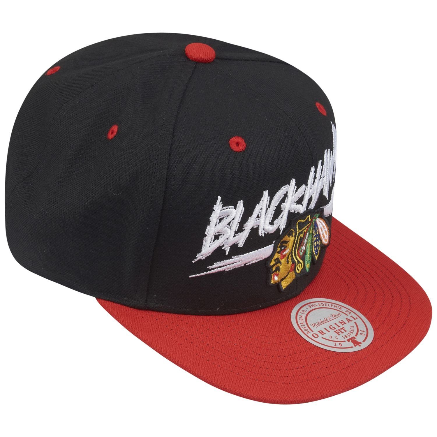 Mitchell Chicago & Ness TRANSCRIPT Blackhawks Cap Snapback