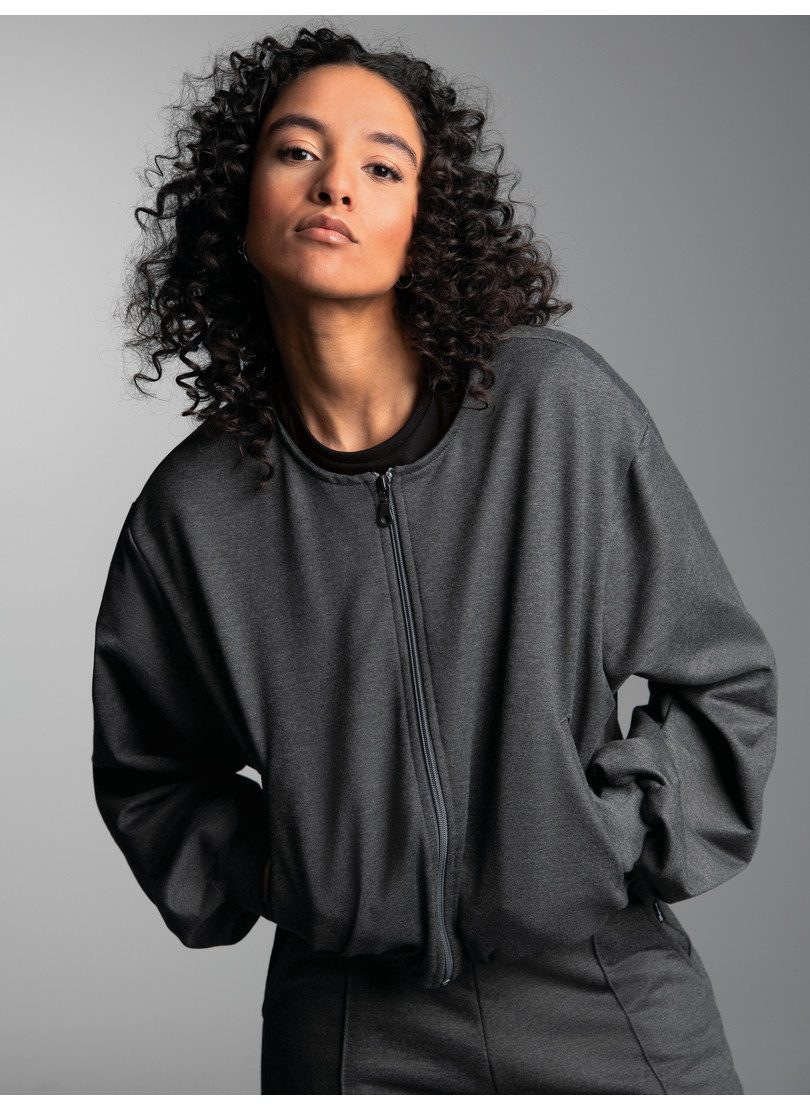 Trigema Sweatjacke TRIGEMA Oversized Sweatjacke (1-tlg)