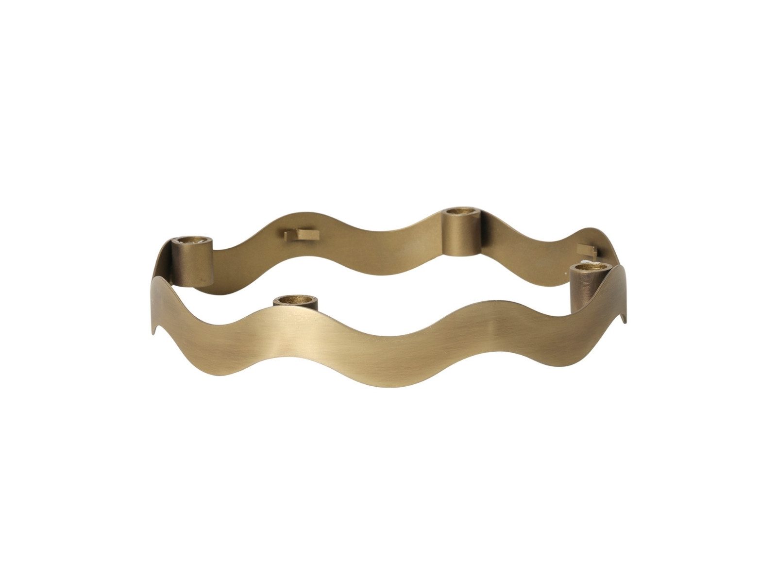 Broste Copenhagen Kerzenständer Halo Leuchter gold 18cm