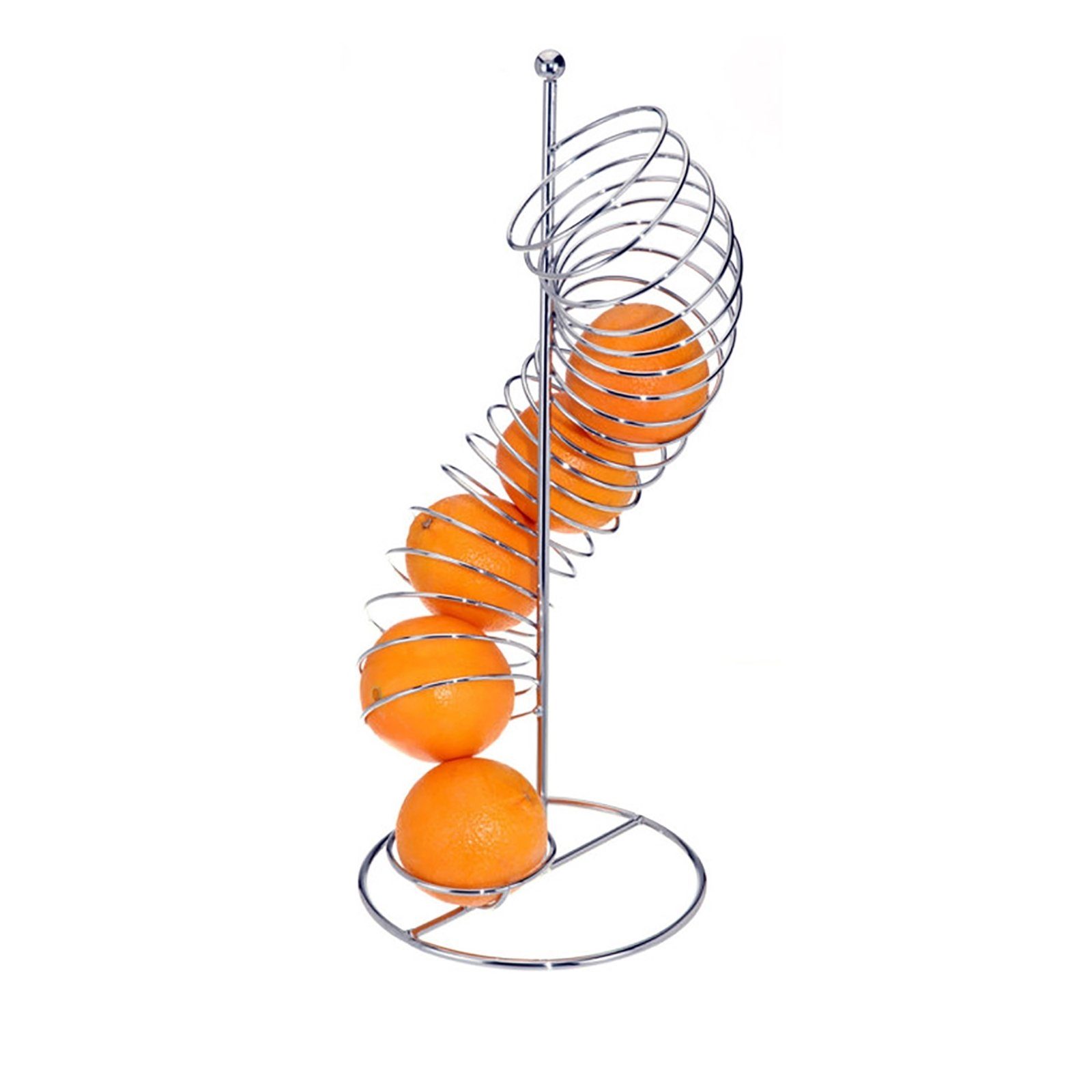 Neuetischkultur Obstschale Orangenhalter Spiralform, Metall, (1-tlg)