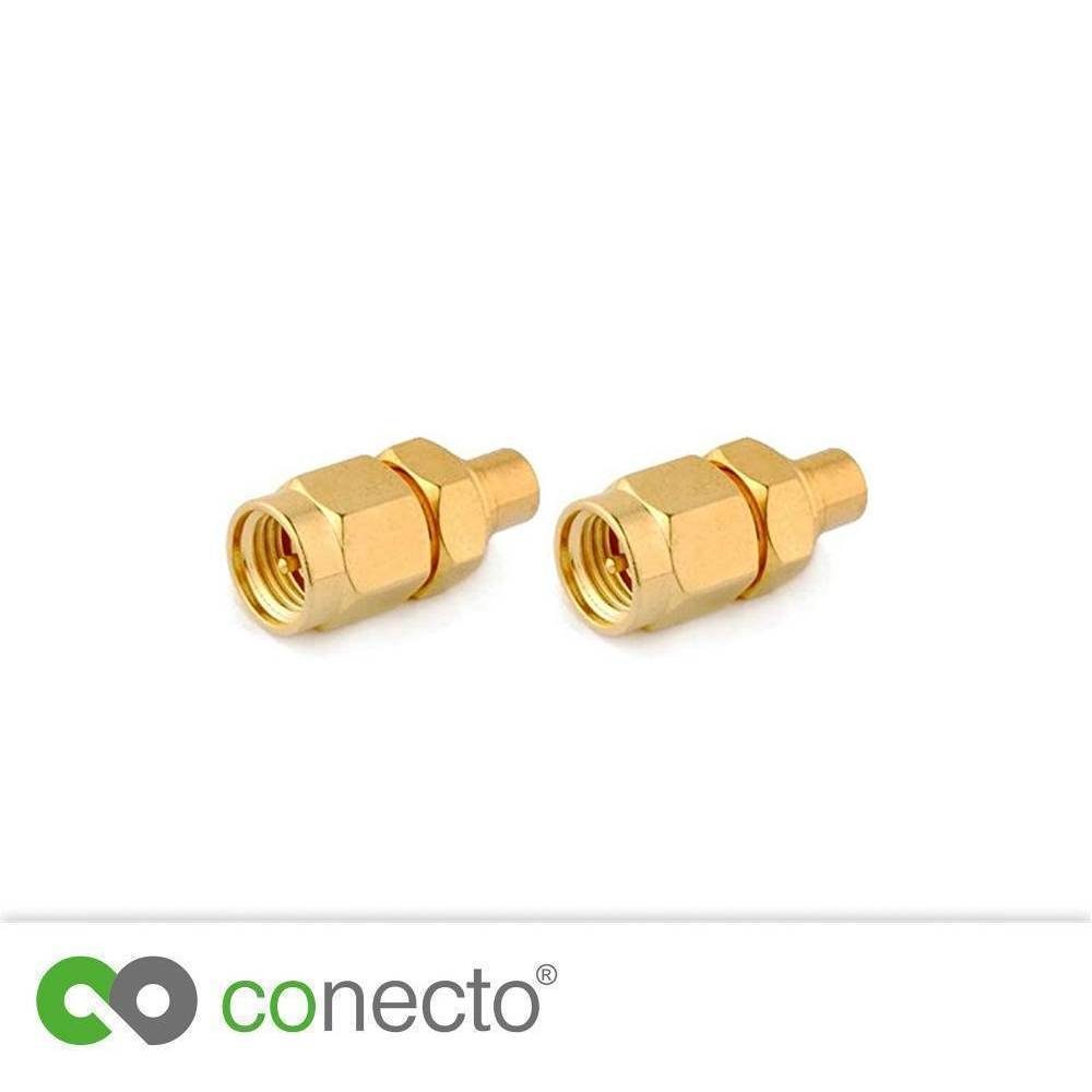 conecto auf SMA-Stecker mit SAT-Kabel conecto SMA-Adapter, Pin MCX-Kupplung, MCX-Buchse