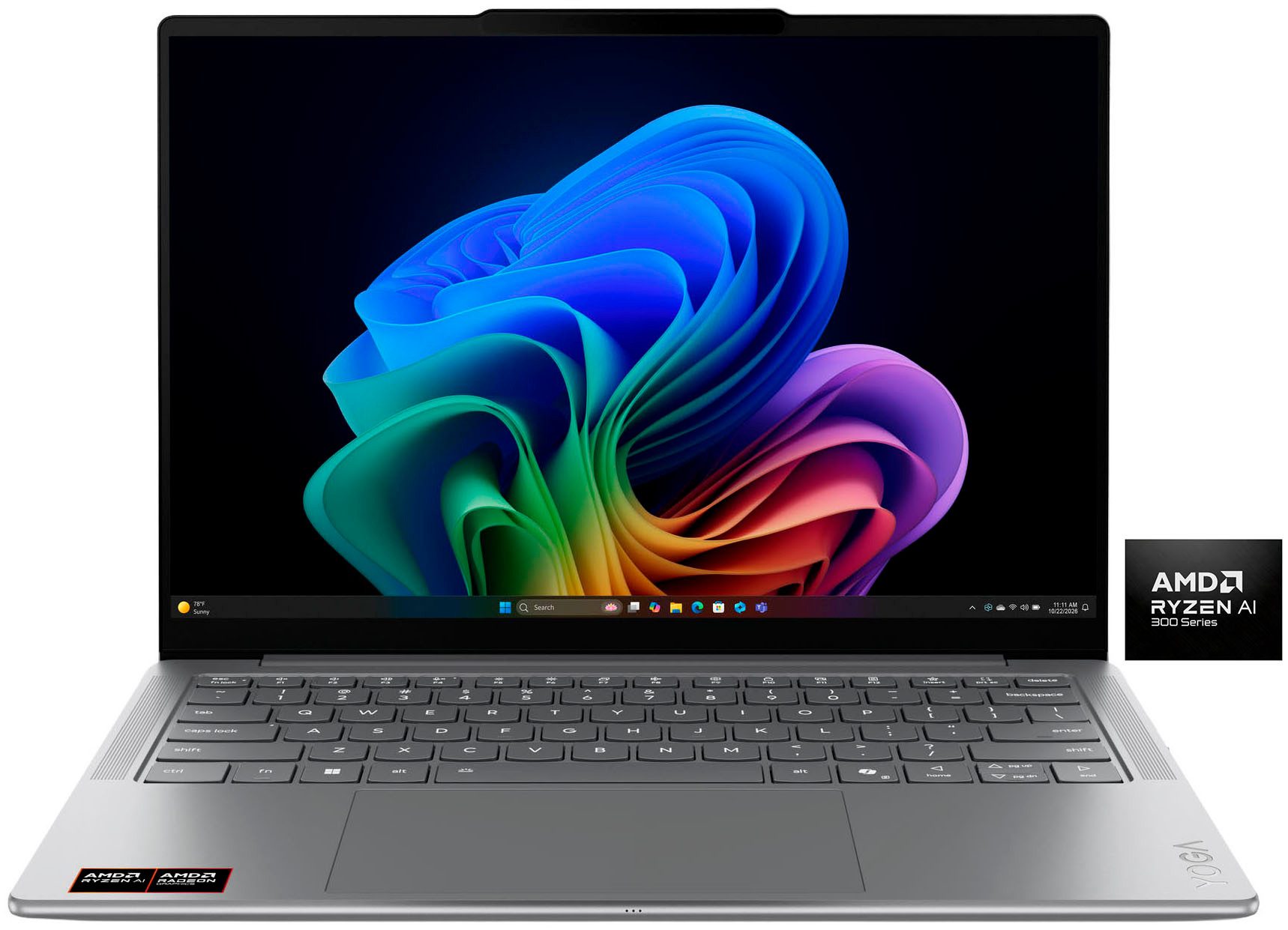 Lenovo Yoga Slim 7 14AKP10 Notebook (35,56 cm/14 Zoll, AMD Ryzen™ AI 5 330, Radeon 820M, 16 GB, 512 GB SSD)