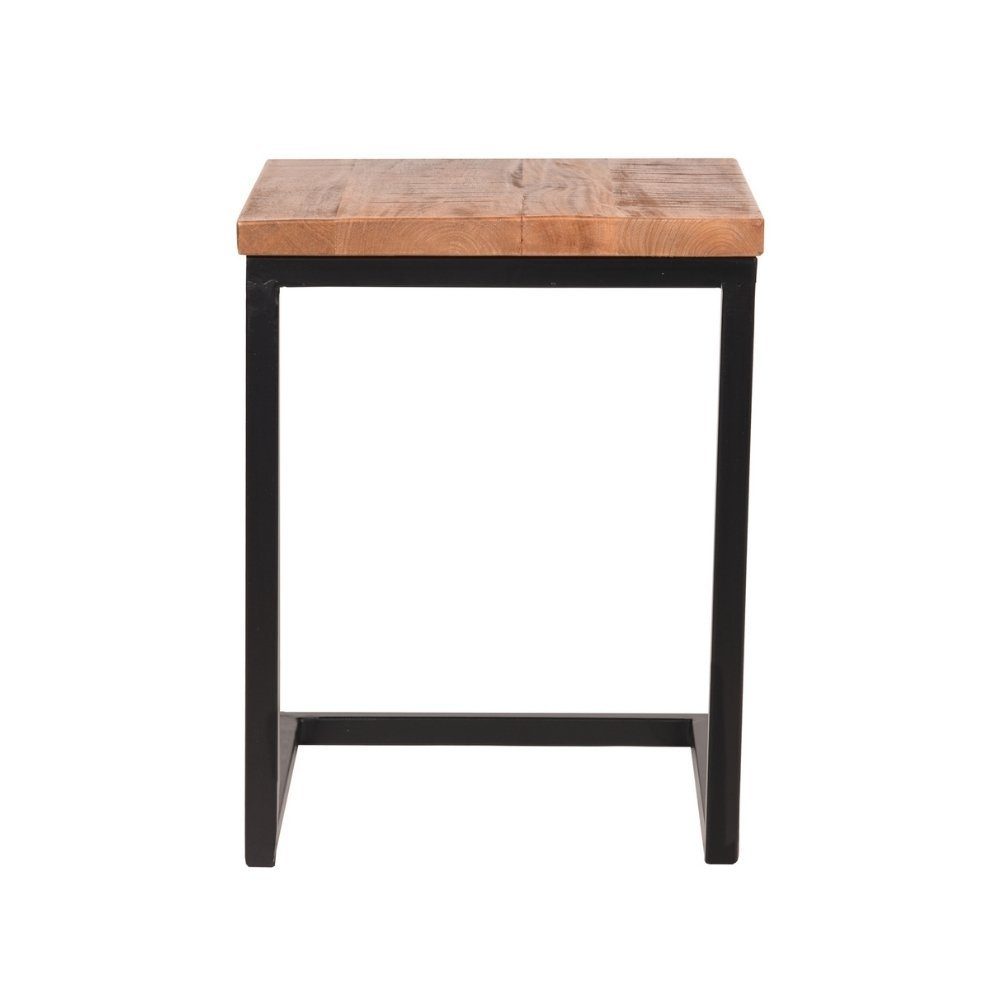 500x400x400mm, Beistelltisch Natur-dunkel Möbel Lahela in Beistelltisch aus RINGO-Living Mangoholz