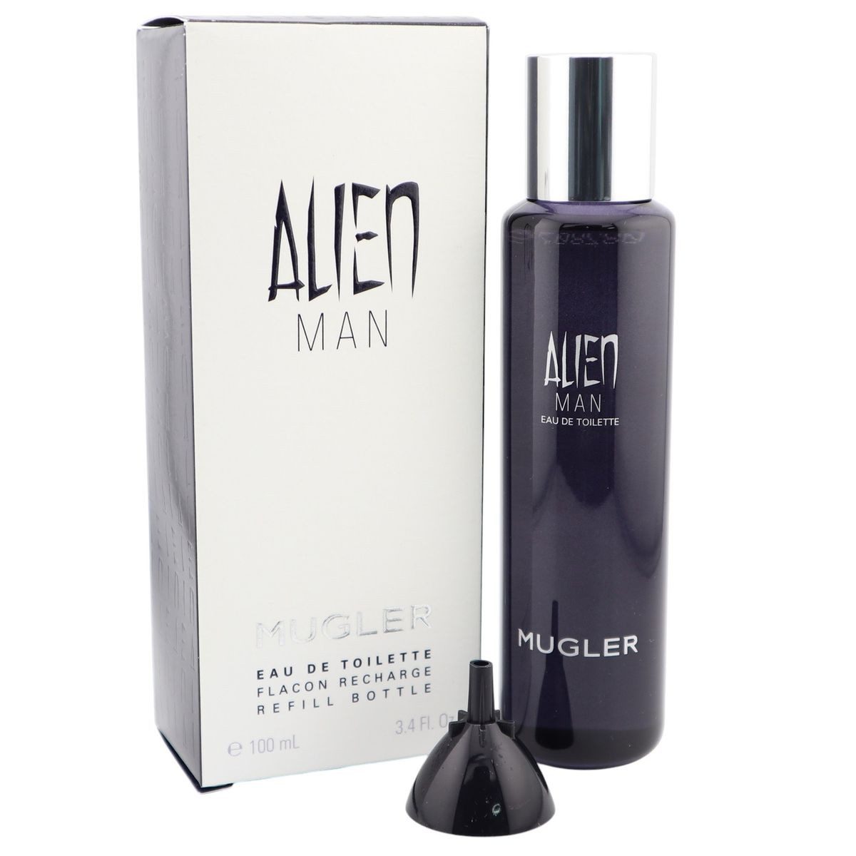 Mugler Eau de Toilette Mugler Alien Man Eau de Toilette Splash 100 ml refill Parfumeur Jean Christophe Herault