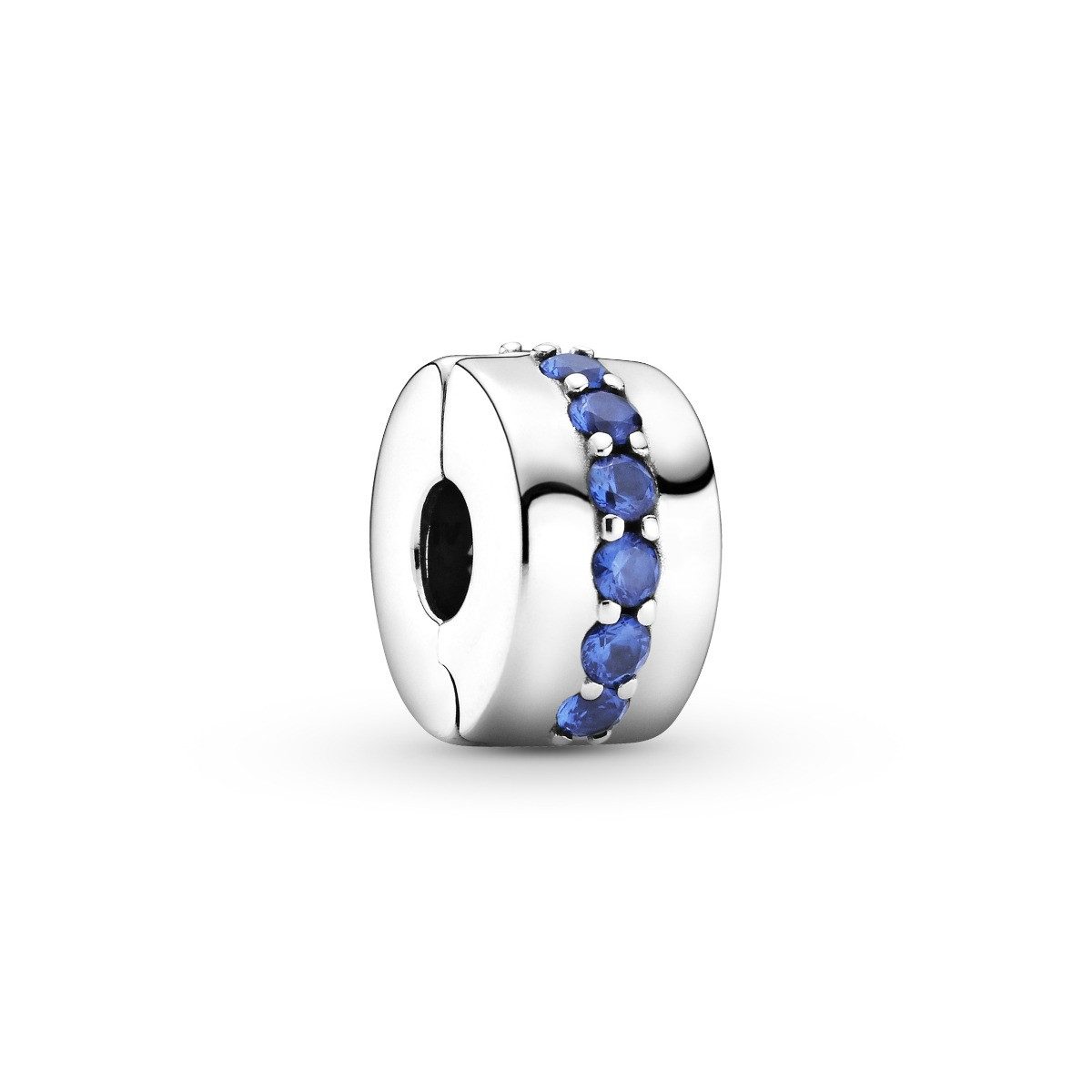 Pandora Bead 791972C01 Clip-Charm Damen Blau Funkelnd Silber günstig online kaufen