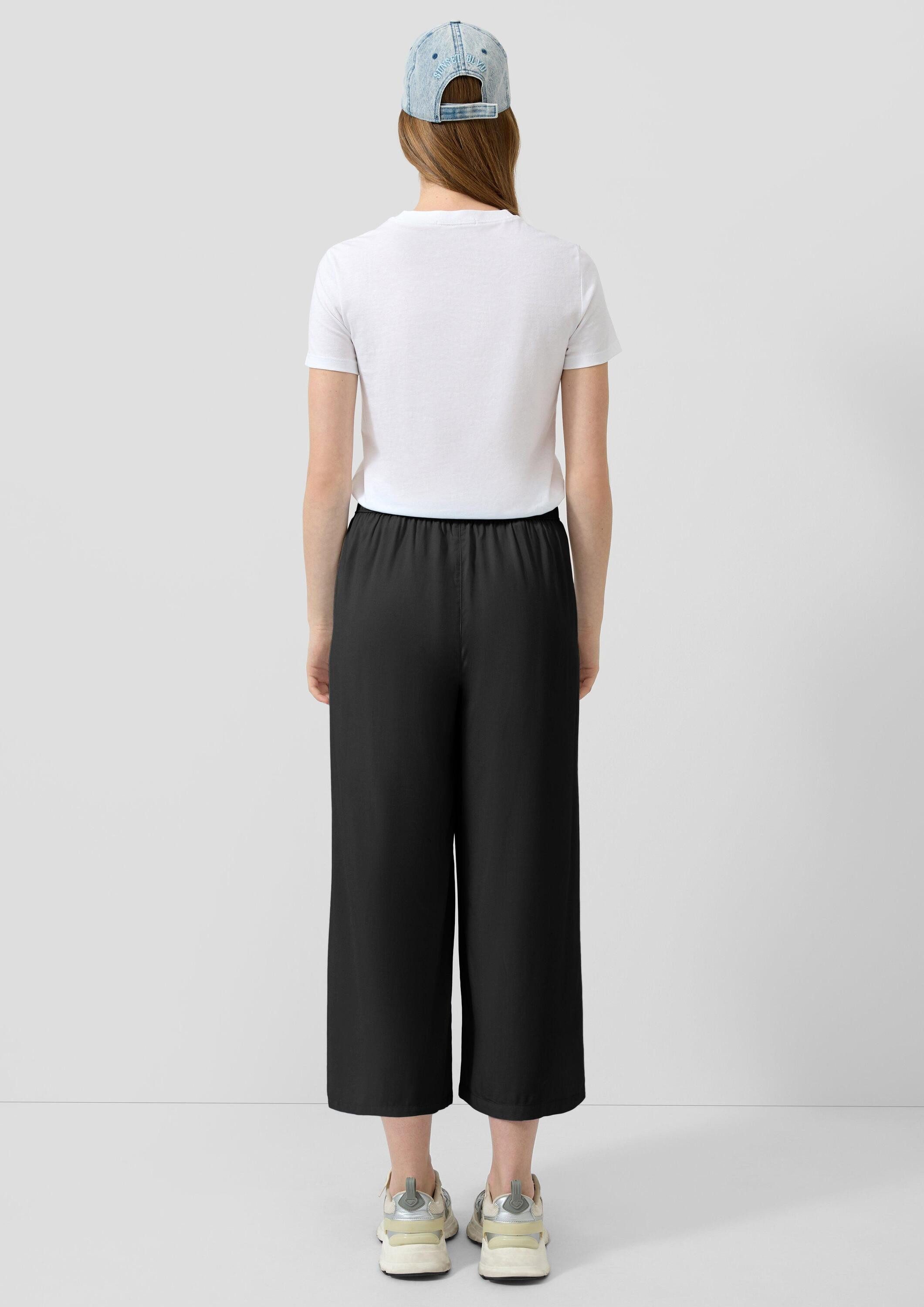 QS Culotte Hose Culotte aus Viskose