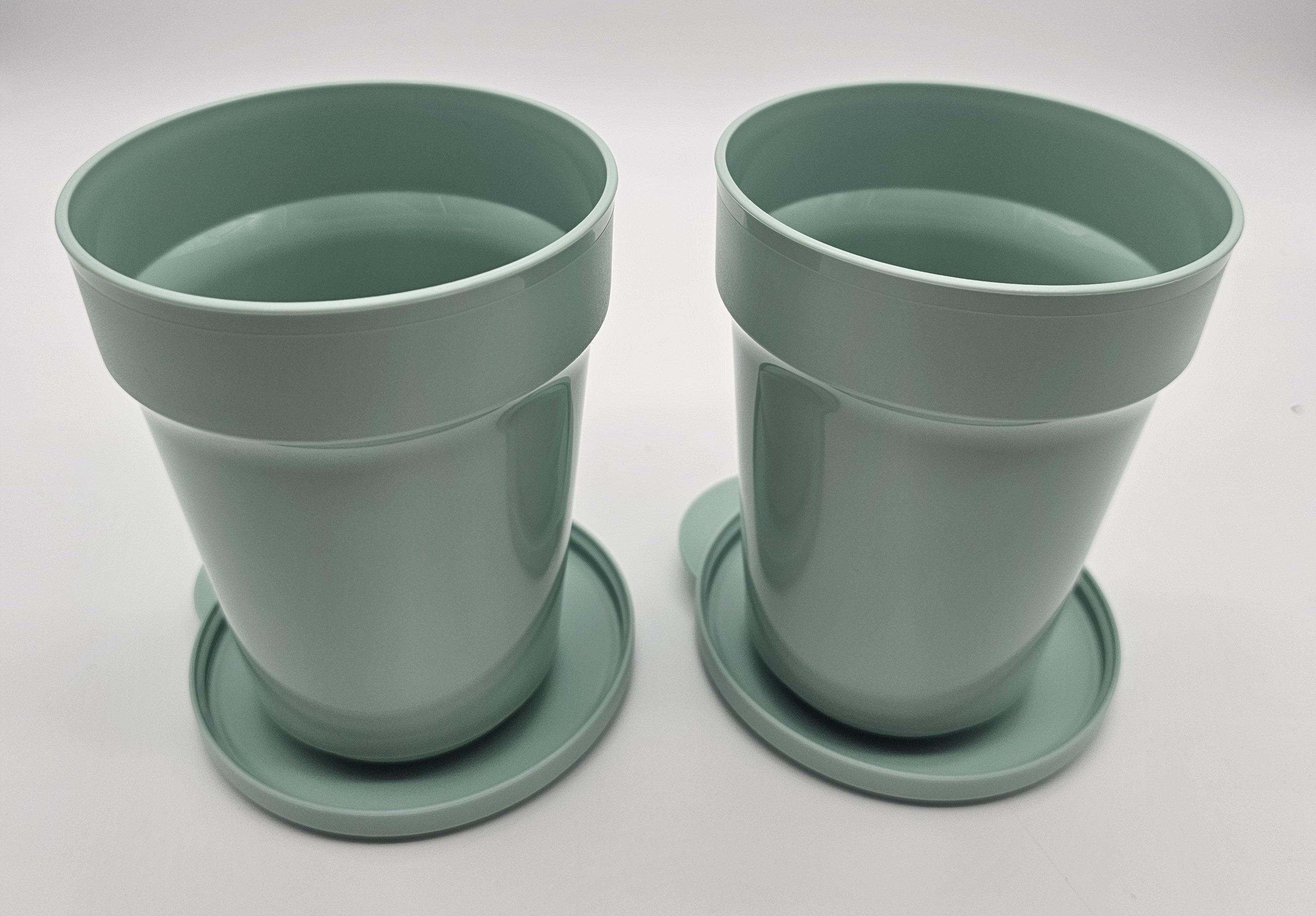 TUPPERWARE Kinderbecher Tupperware Aloha Becher 2er Set je 470ml mint