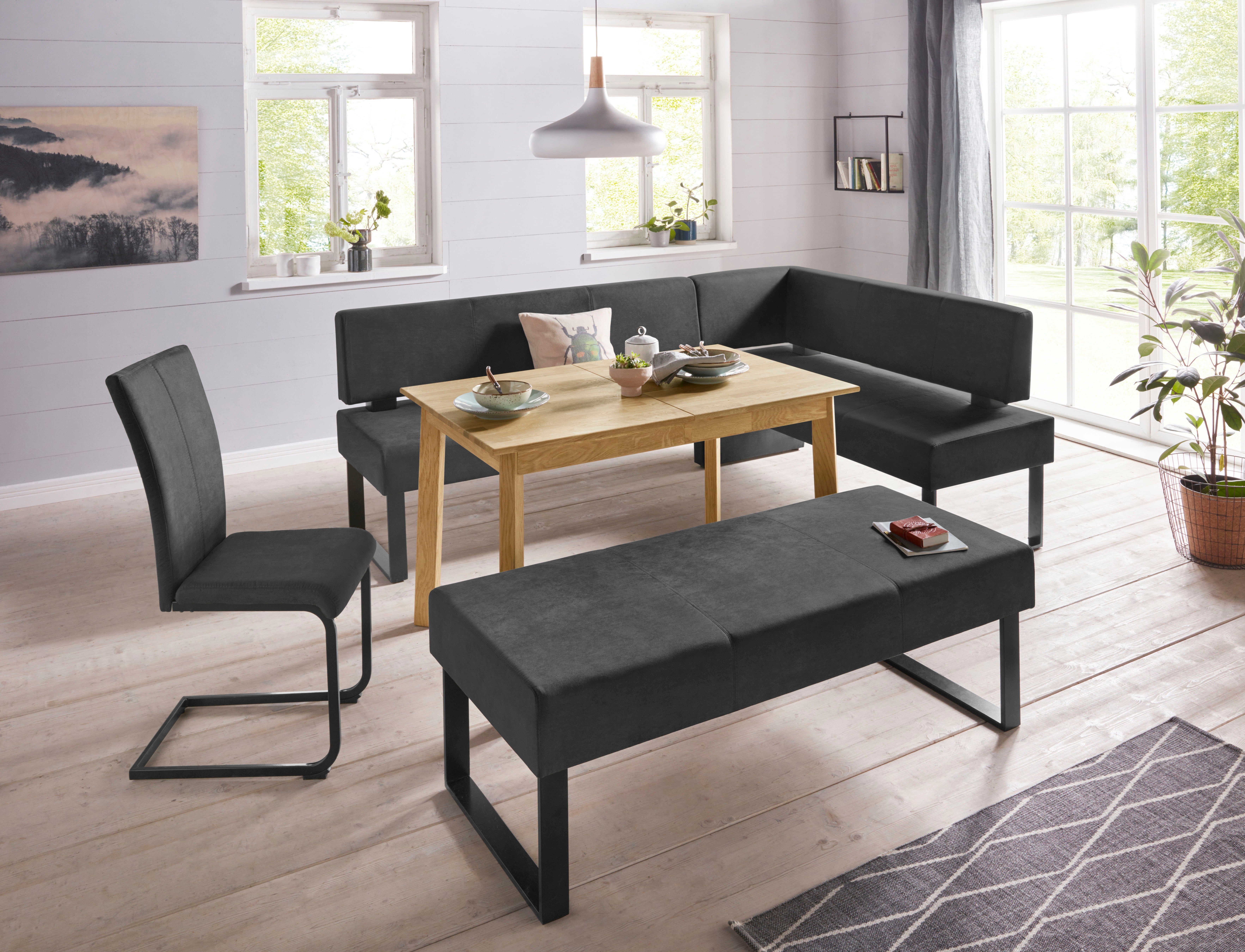 Home affaire Eckbank Oliver mit Metallgestell, Küchenbank, verschiedene Bez günstig online kaufen