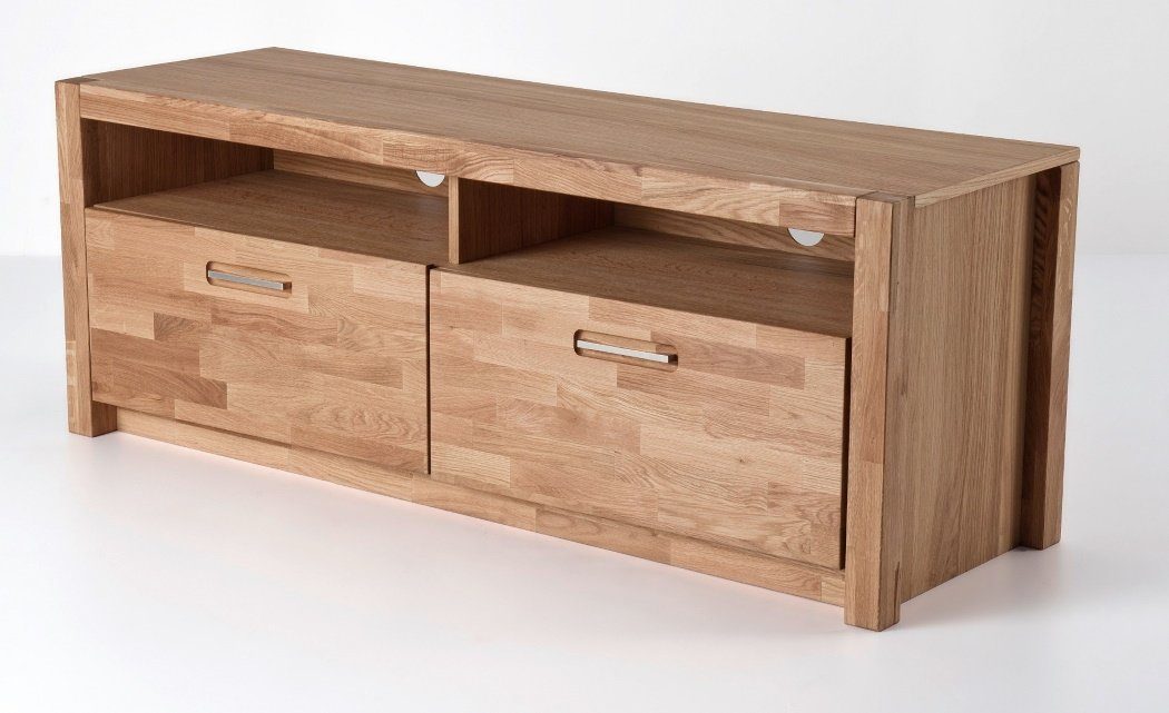 bv-vertrieb TV-Schrank TV-Lowboard Fernsehschrank TV-Rack Kernbuche oder Wildeiche