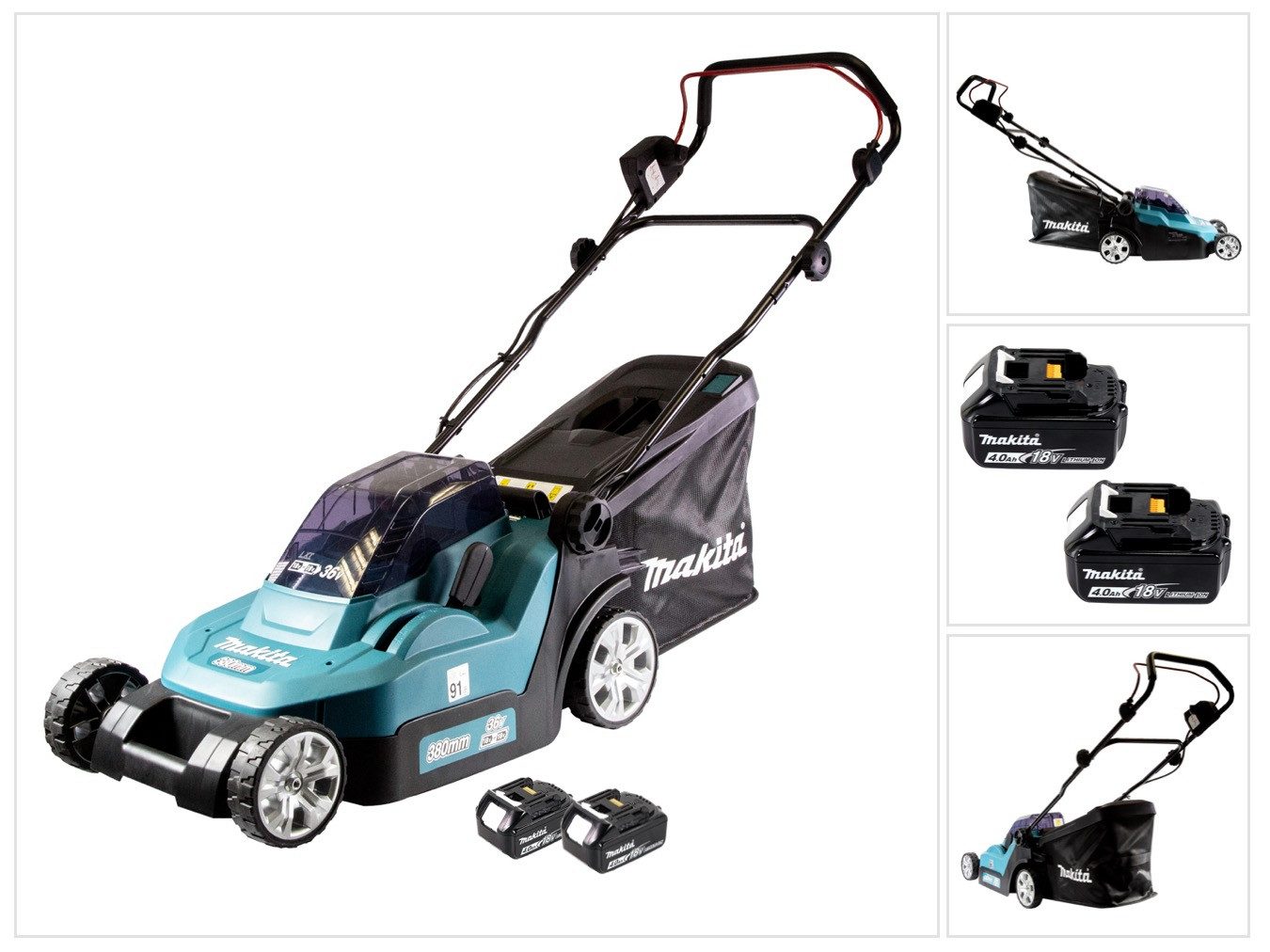 Makita Akkurasenmäher DLM 382 M2 Akku günstig online kaufen