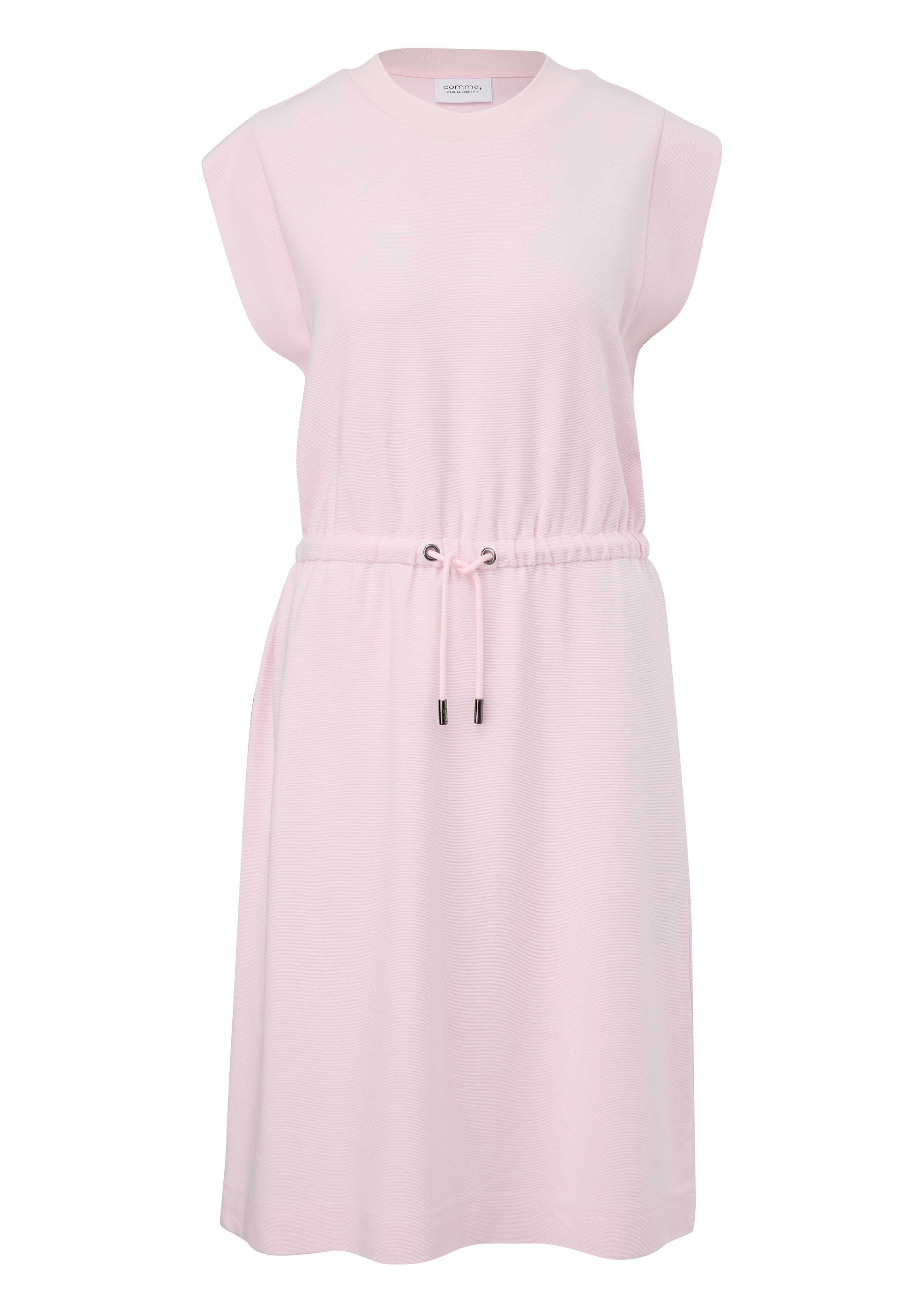 Minikleid Ärmelloses Jerseykleid mit Tunnelzug