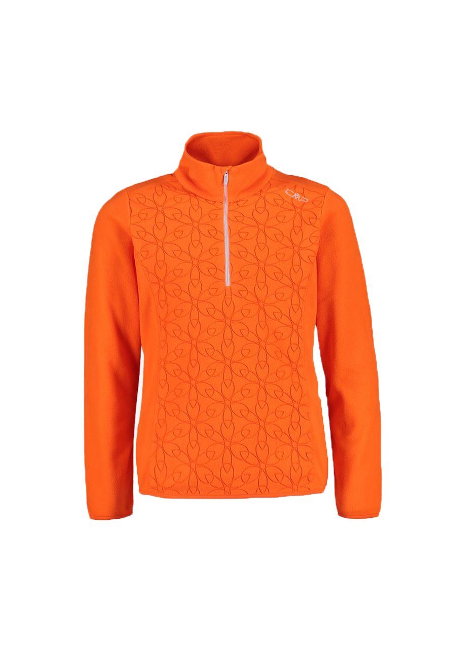 orange CMP Pullover 31G1105 Fleece Stillpullover CMP Arctic Mädchen