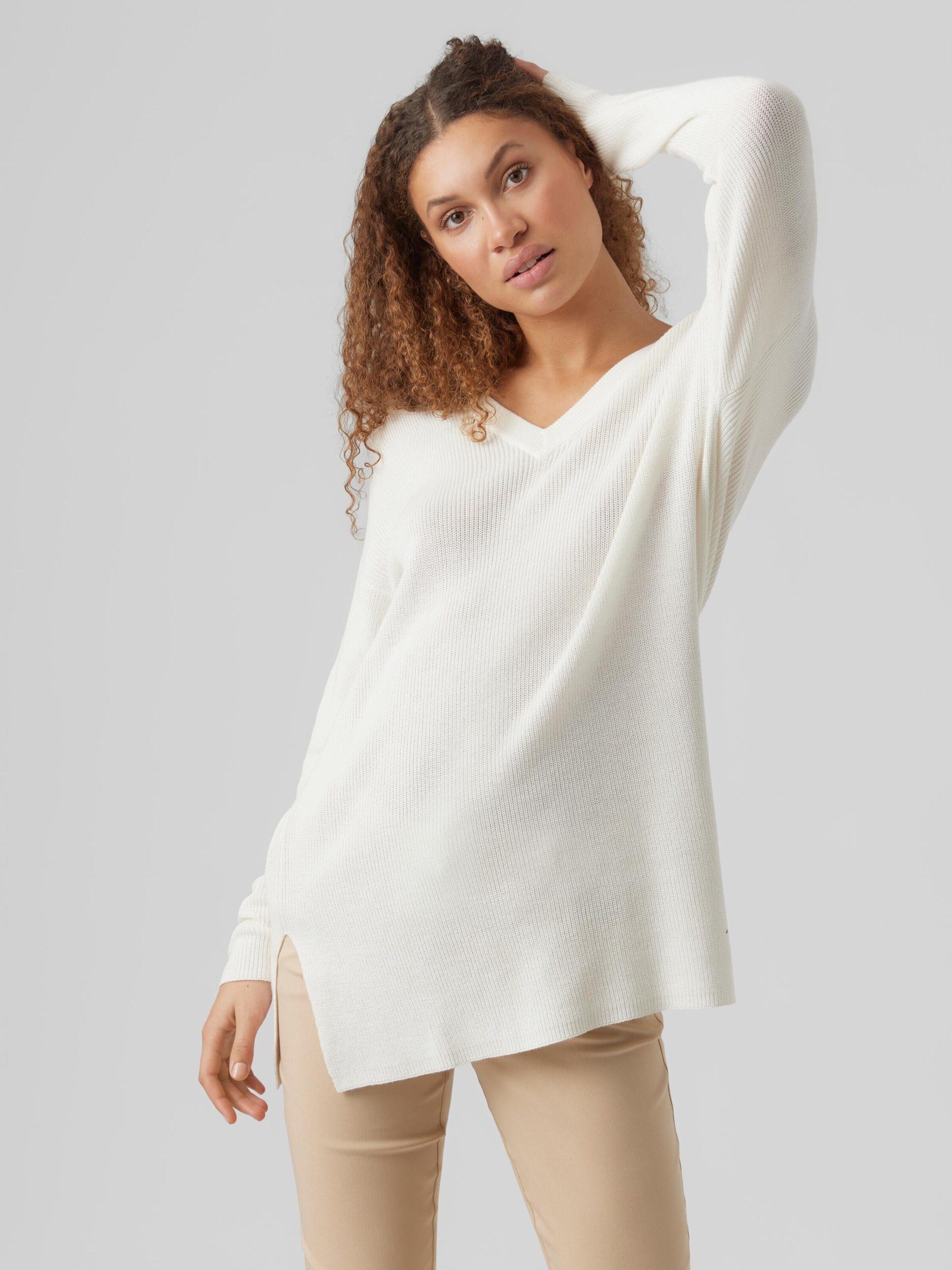 Vero Moda V-Ausschnitt-Pullover New Lexsun (1-tlg) Plain/ohne Details