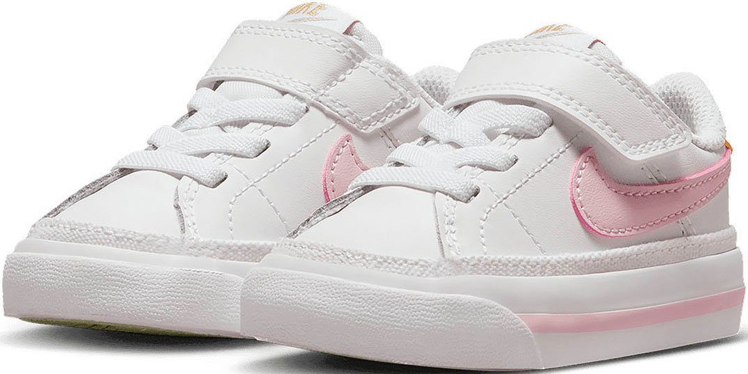 Nike Sportswear COURT Sneaker LEGACY (TD) WHITE-PINK-FOAM-SESAME-HONEYDEW