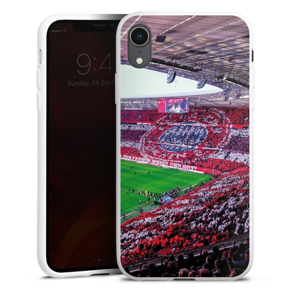 DeinDesign Handyhülle FCB Stadion FC Bayern München FCB Stadion Tribüne, Apple iPhone Xr Silikon Hülle Bumper Case Handy Schutzhülle