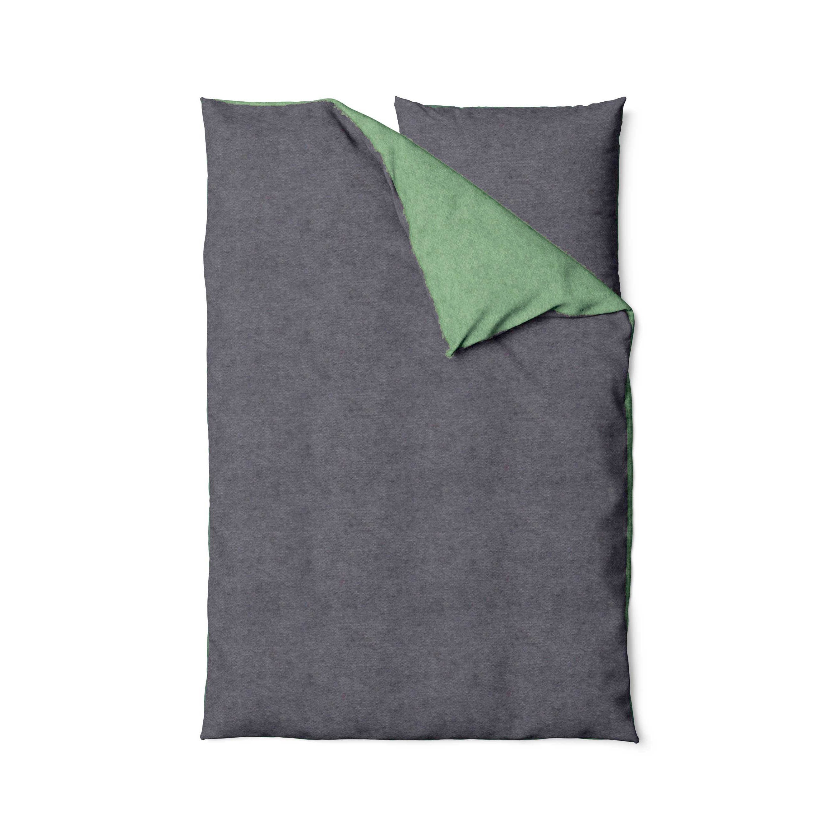 Traumschloss Bettwäsche Comfort Baumwolle, Flanell, 2 teilig, robuste, langlebige Wendebettwäsche, uni