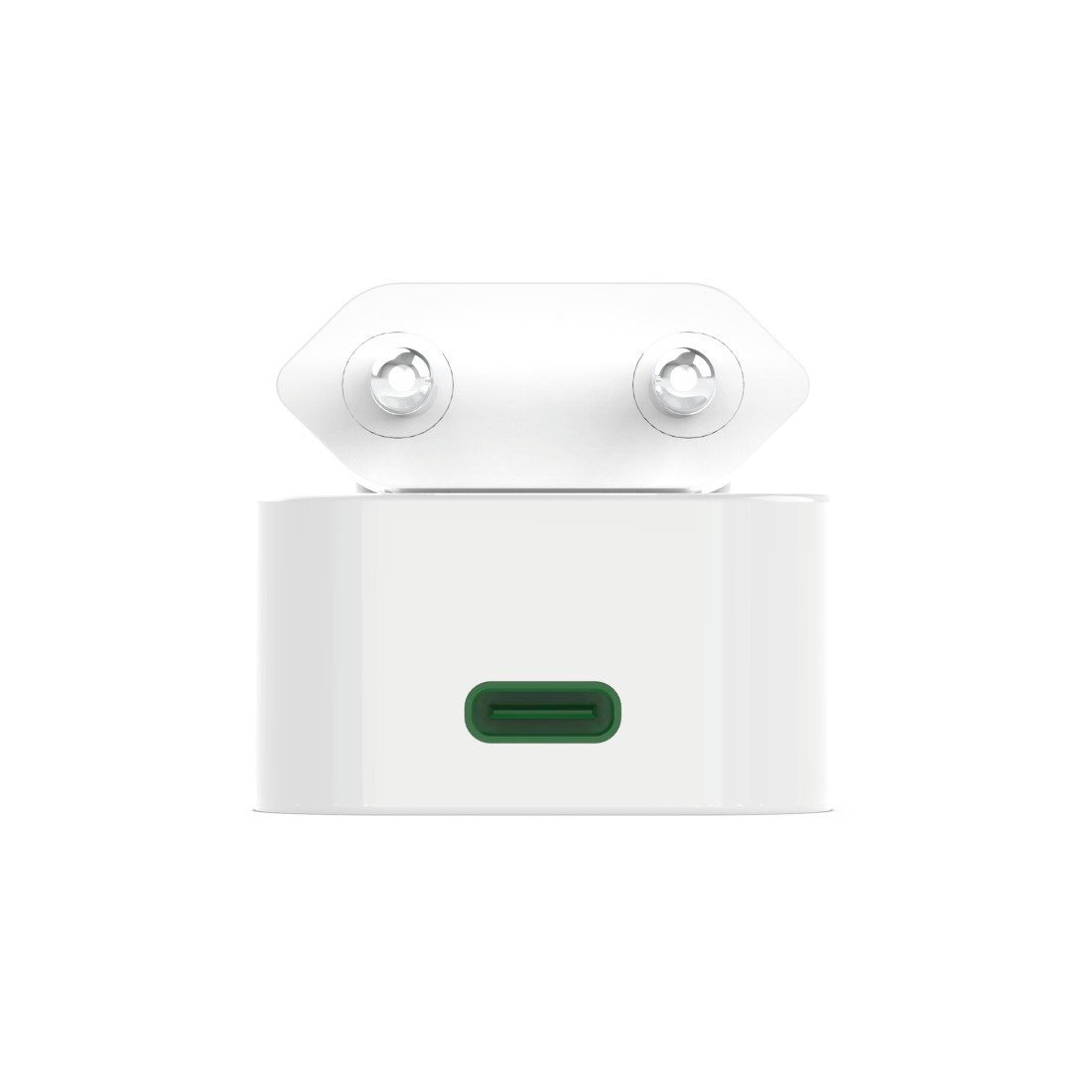 Hama faltbares Mini-Schnellladegerät, 30 Watt, GaN, USB-C, weiß Schnelllade-Gerät (1xUSB-C, Power Delivery, Fast Charge, GaN-Technologie, Eurostecker)