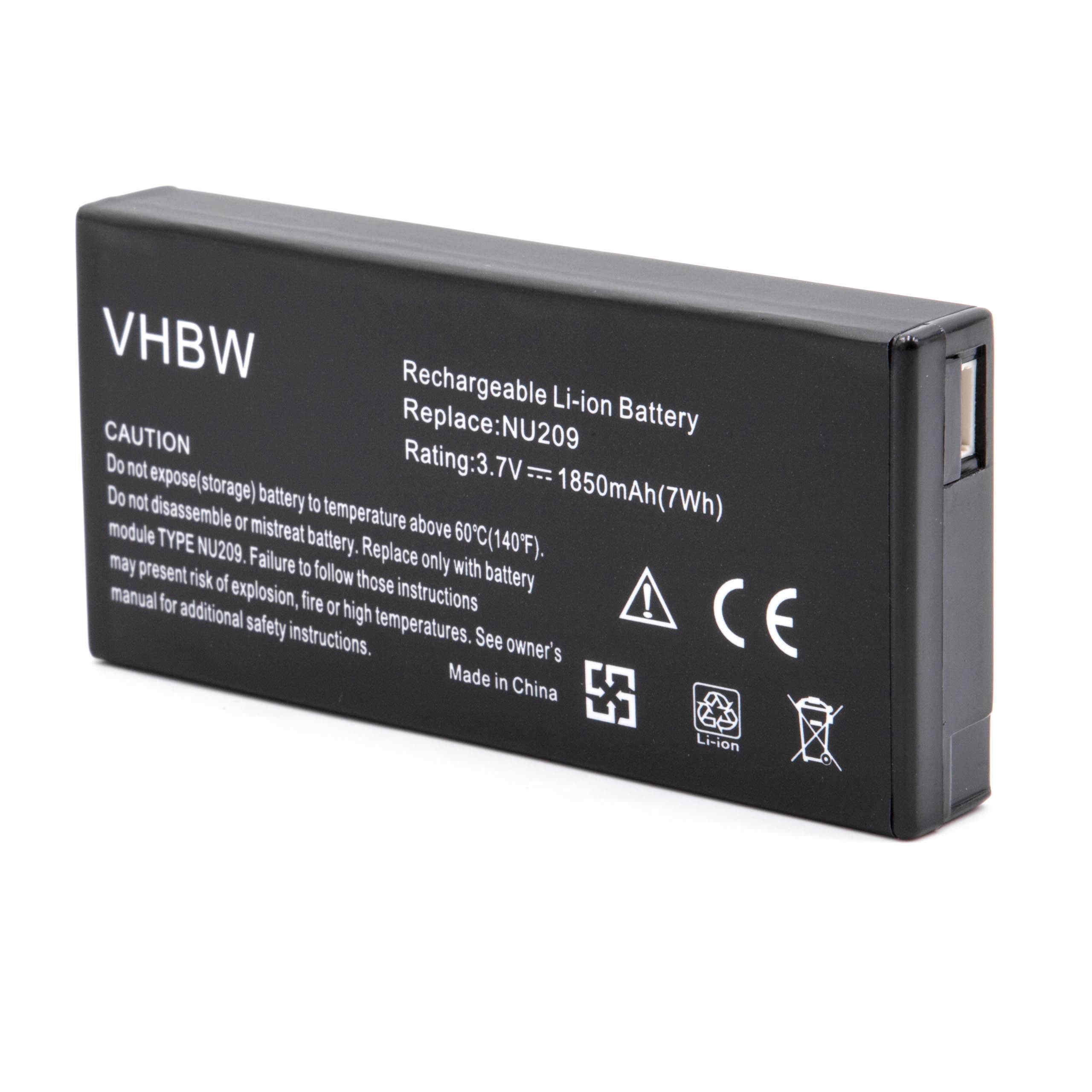 vhbw passend für Dell Poweredge M600., 2970, 1900, E2K-UCP-61(B), 1950, Laptop-Akku 1850 mAh