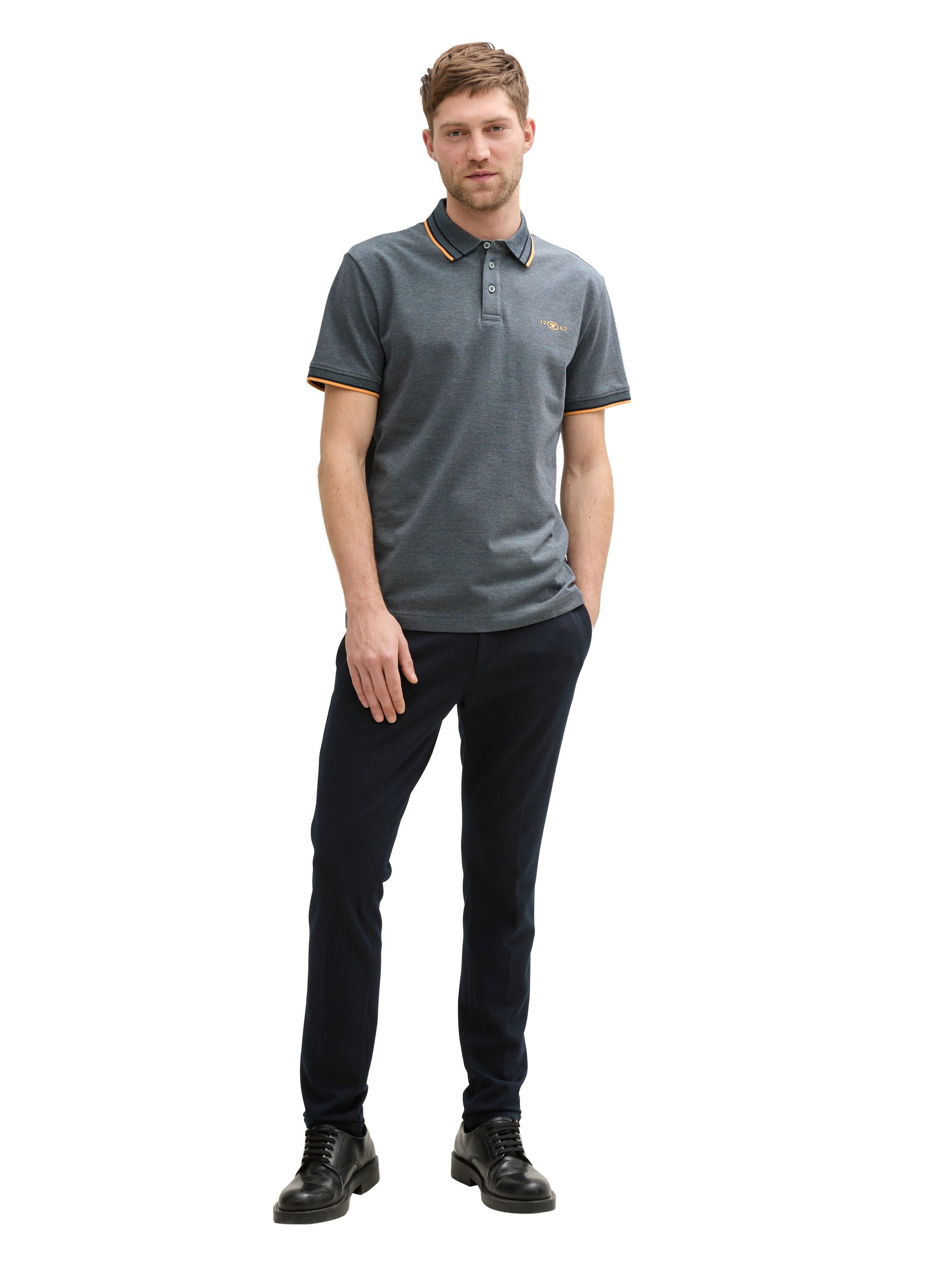 TOM TAILOR Poloshirt mit Logo Stickerei