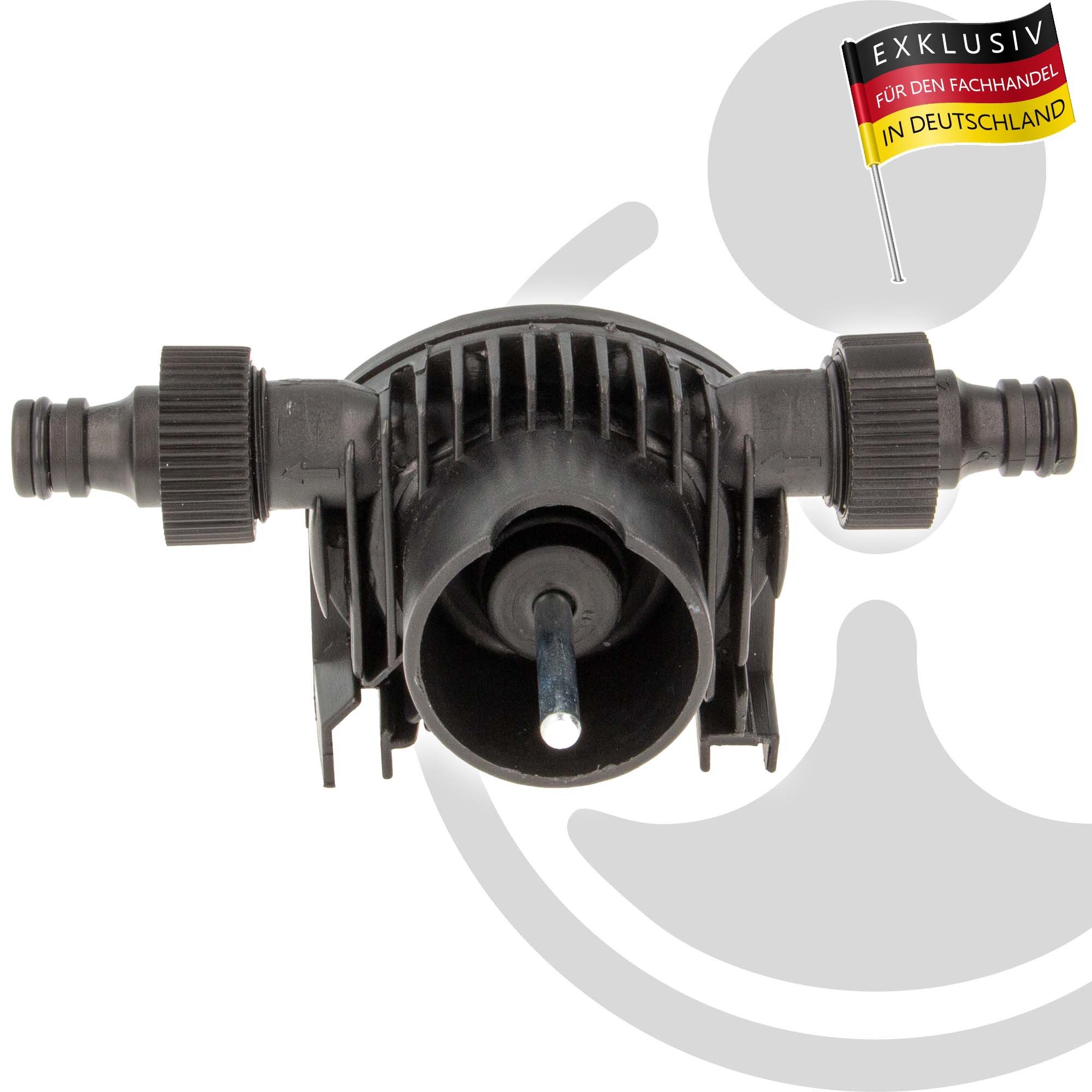 MASTERPROOF PROFESIONAL Wasserpumpe Bohrmaschinen-Pumpe 1/2 " mit Steckkupplungen, Vorsatzpumpe