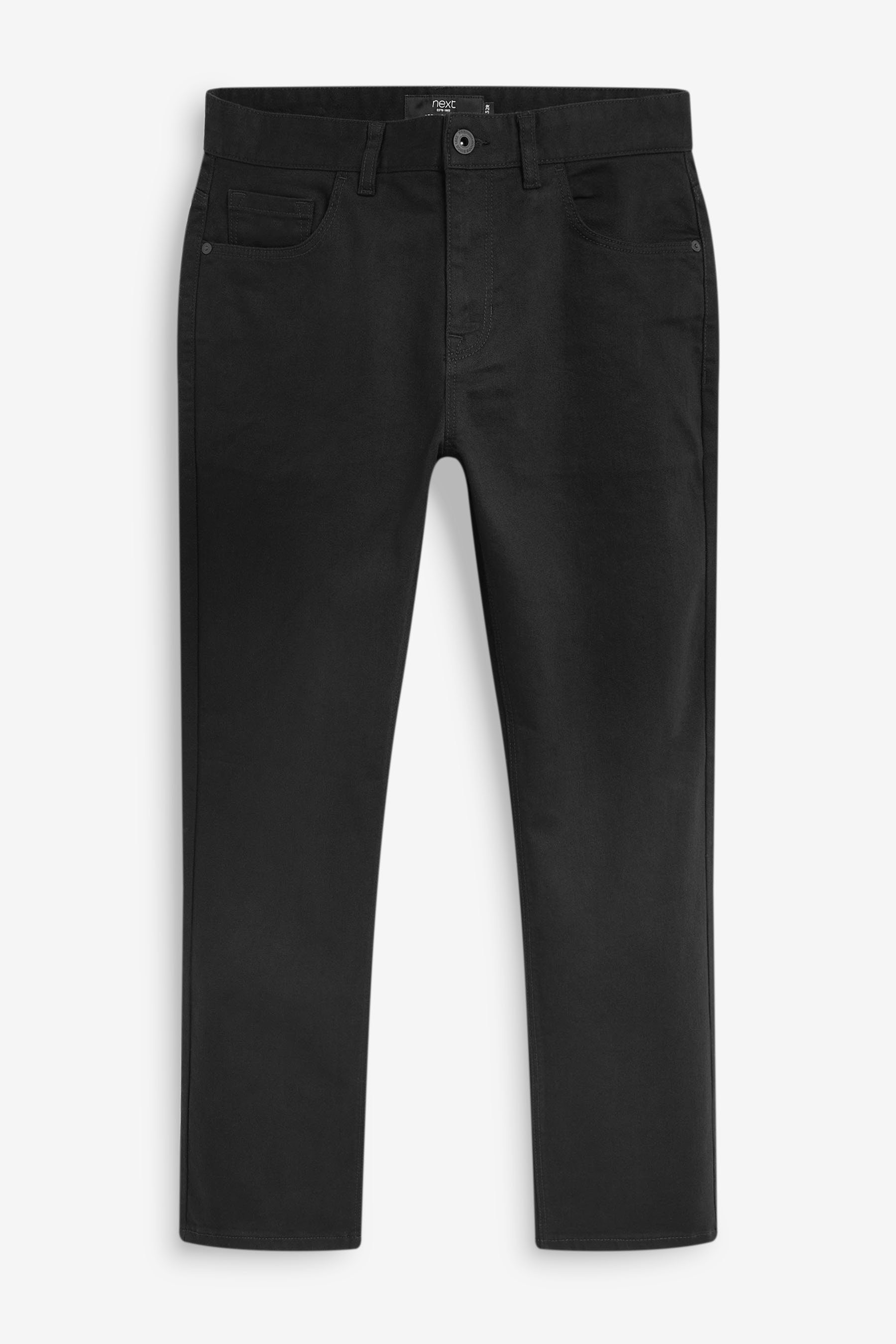 Next Straight-Jeans Straight Black (1-tlg) Stretch-Jeans Fit Solid