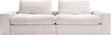 alina Big-Sofa Sandy, 266 cm breit und 98 cm tief, in modernem Cordstoff