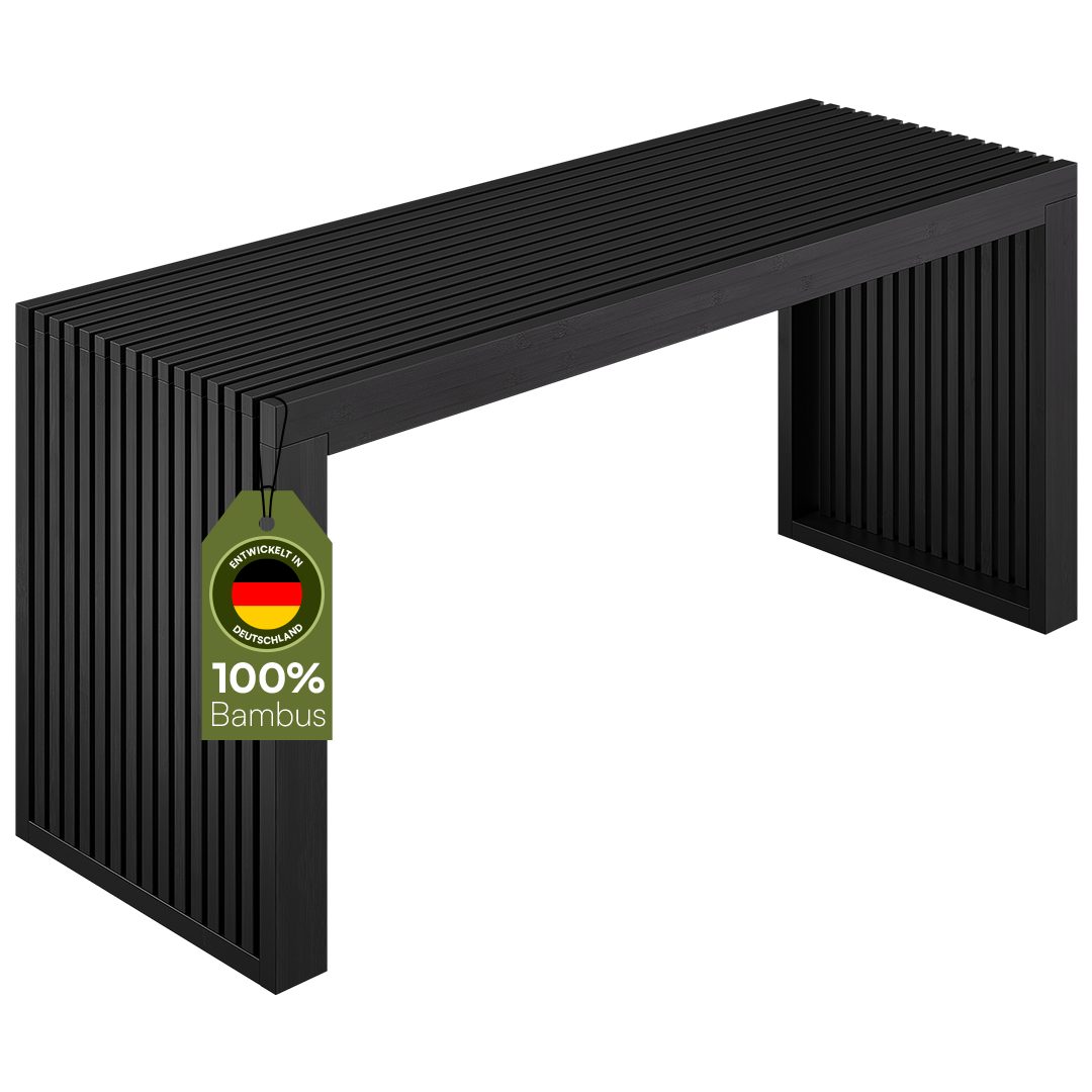 Bellamio Bank Sava aus Bambus (schwarz, bis 250 kg), für Schlafzimmer/Esszi günstig online kaufen