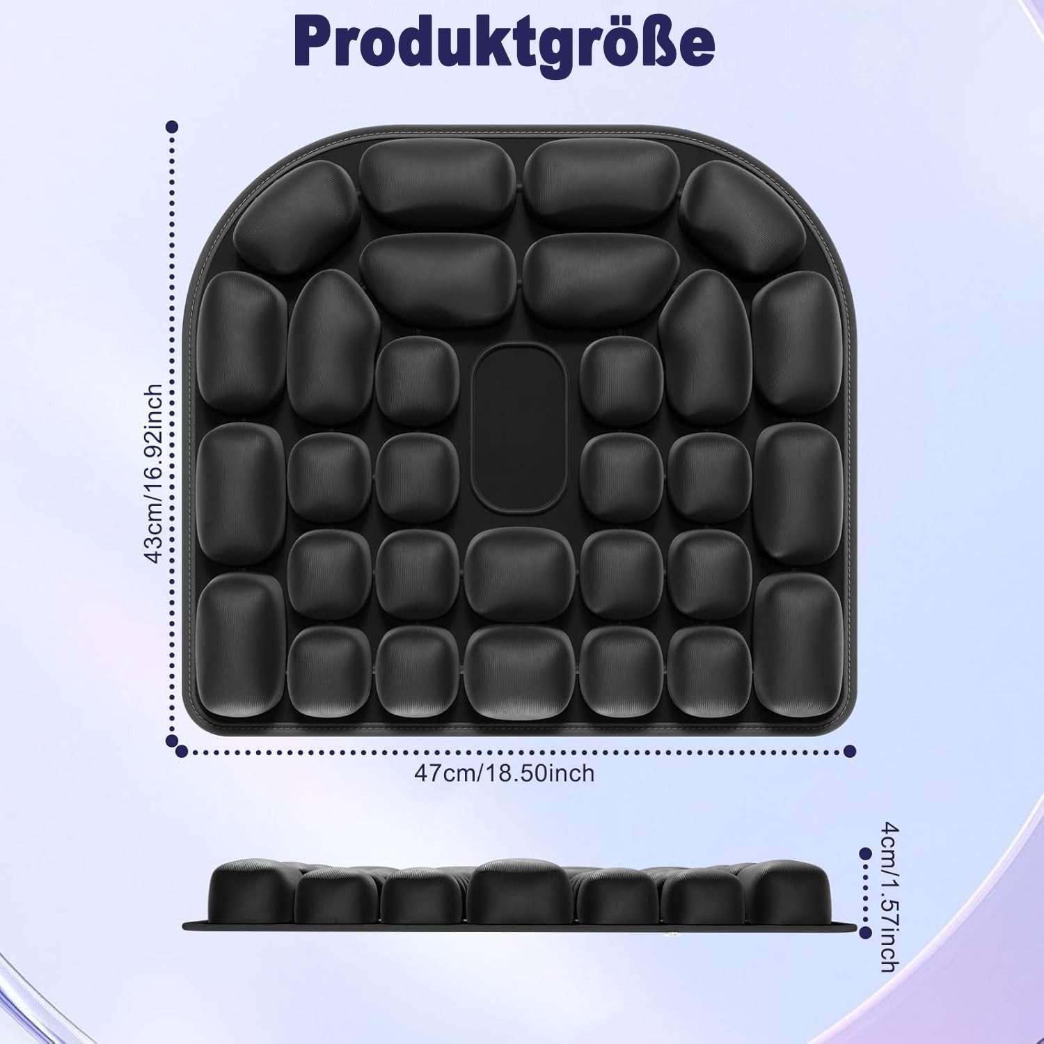 wohnTRAUM24 Stuhlkissen Sitzkissen Ergonomisches Orthopädisch, Aufblasbares günstig online kaufen