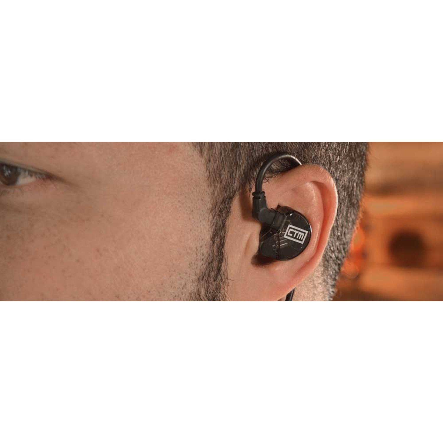 Monitor-Kopfhörer Kabelgebunden) CE220 Präzision, Audio Ear mit In-Ear-Kopfhörer nicht Tuch CTM (Voller CTM zutreffend, In Grau Sound,