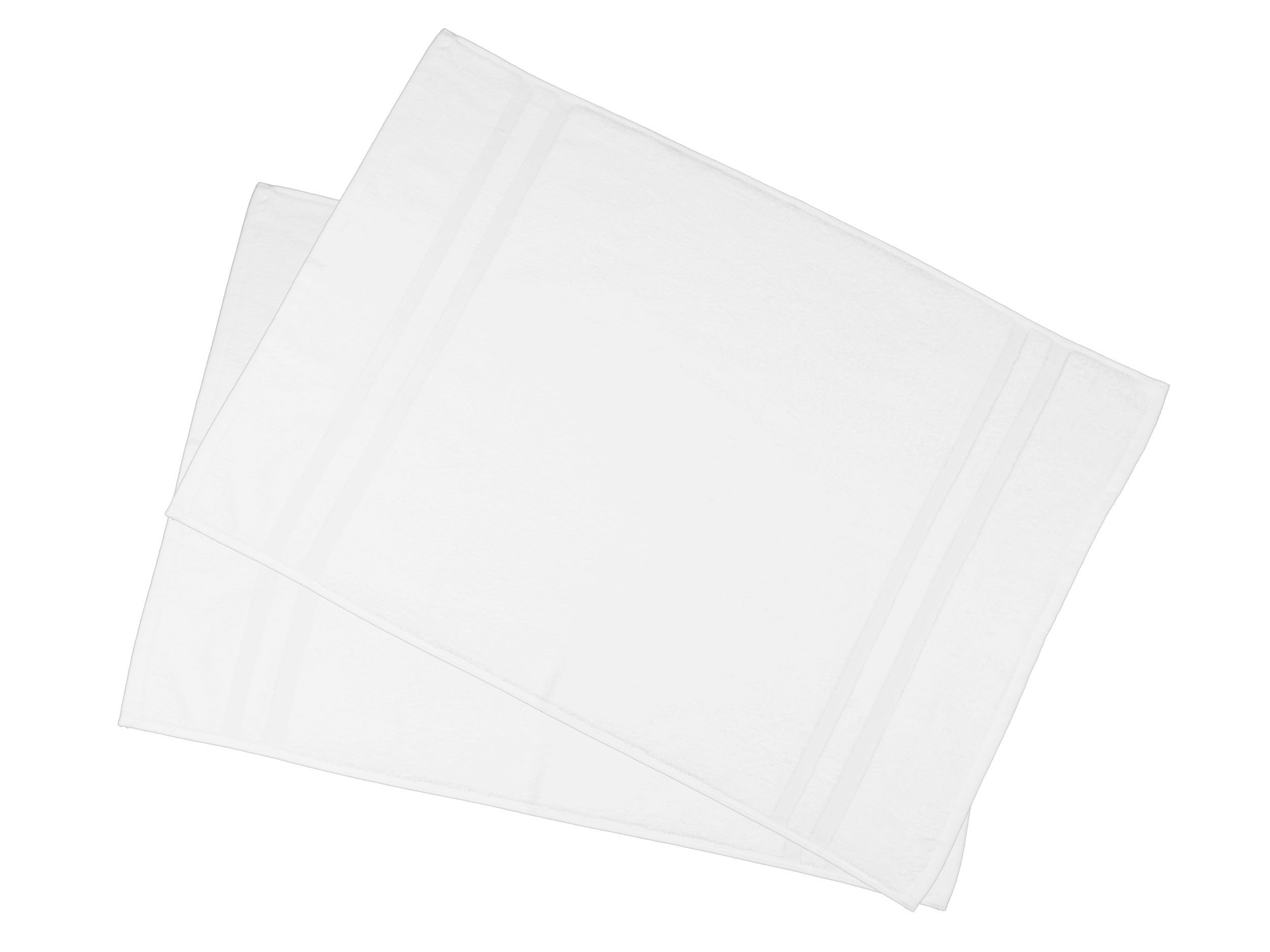 ZOLLNER Badematte, Ideal für Fußbodenheizung, 100% Baumwolle, rechteckig, Badematte, 100% Baumwolle, vom Hotelwäschespezialisten