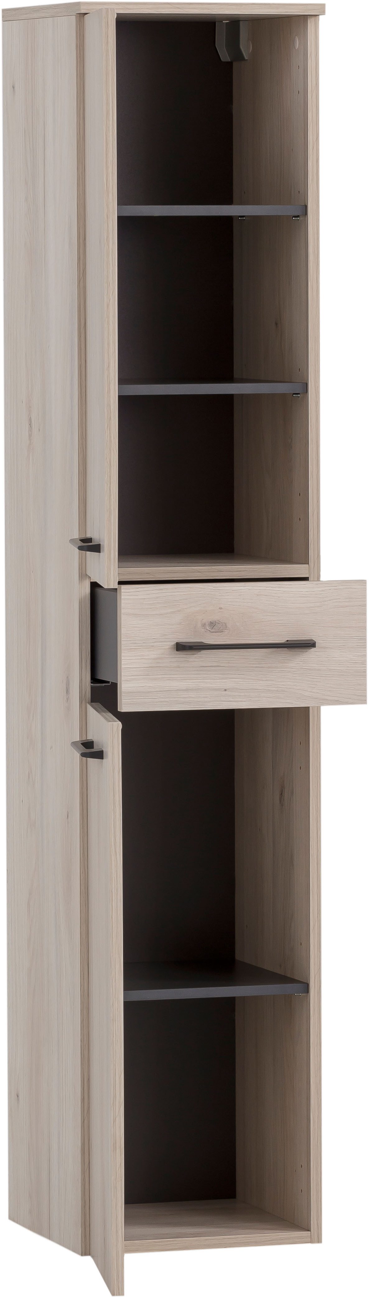 Schildmeyer Hochschrank Maxim, Hochschrank, Made in Germany, B: 55 cm (1-St) Solide Verarbeitung - Dieses Produkt ist in Deutschland gefertigt