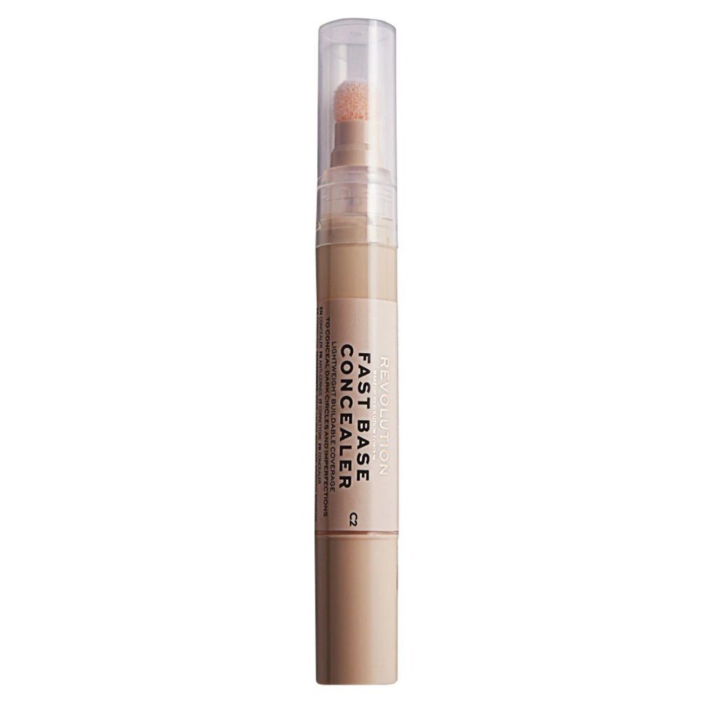 MAKE UP REVOLUTION Concealer Fast Base Concelear Abdeckstift für die Augenpartie C 2 4,5 ml