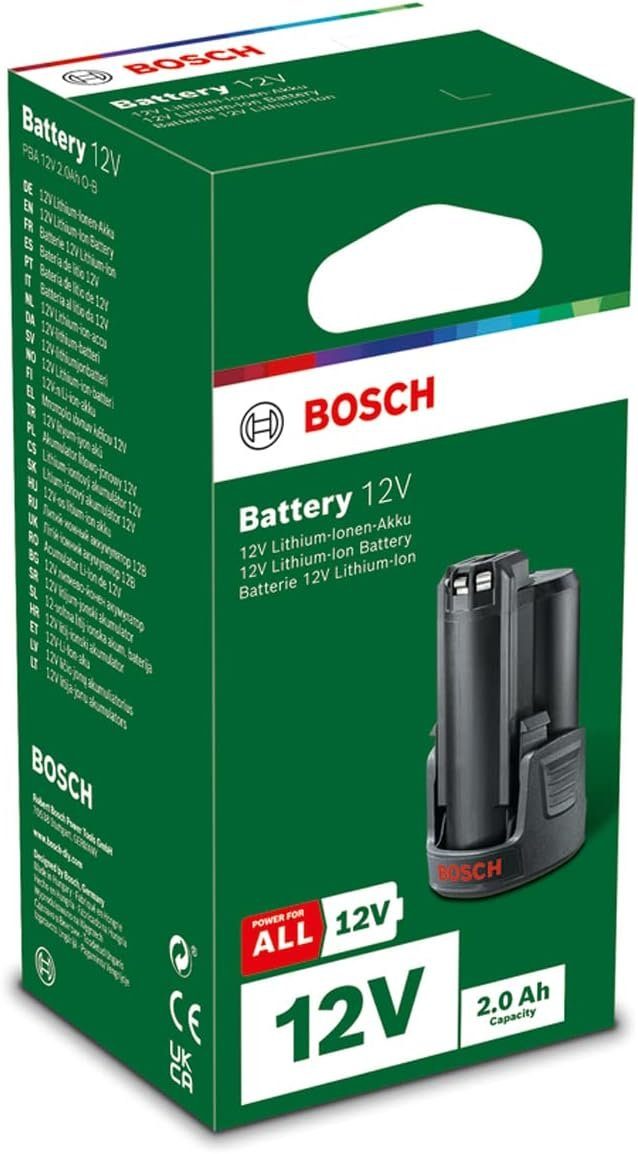 Ah, Wechsel-Akku PBA Volt Karton) Bosch im BOSCH 12 2,5 (Lithium-Ionen, Akku