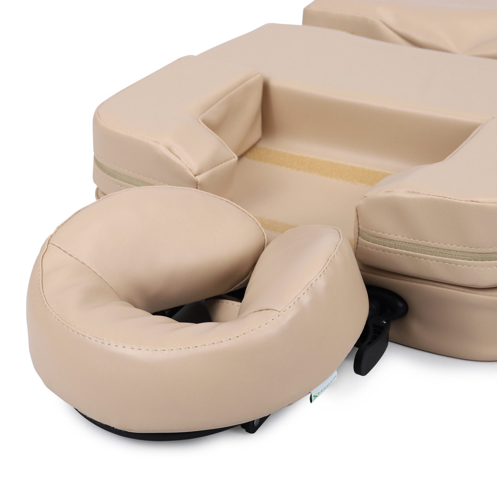 Habys Massageliege Lagerungshilfen Schwangerenmassage Set beige