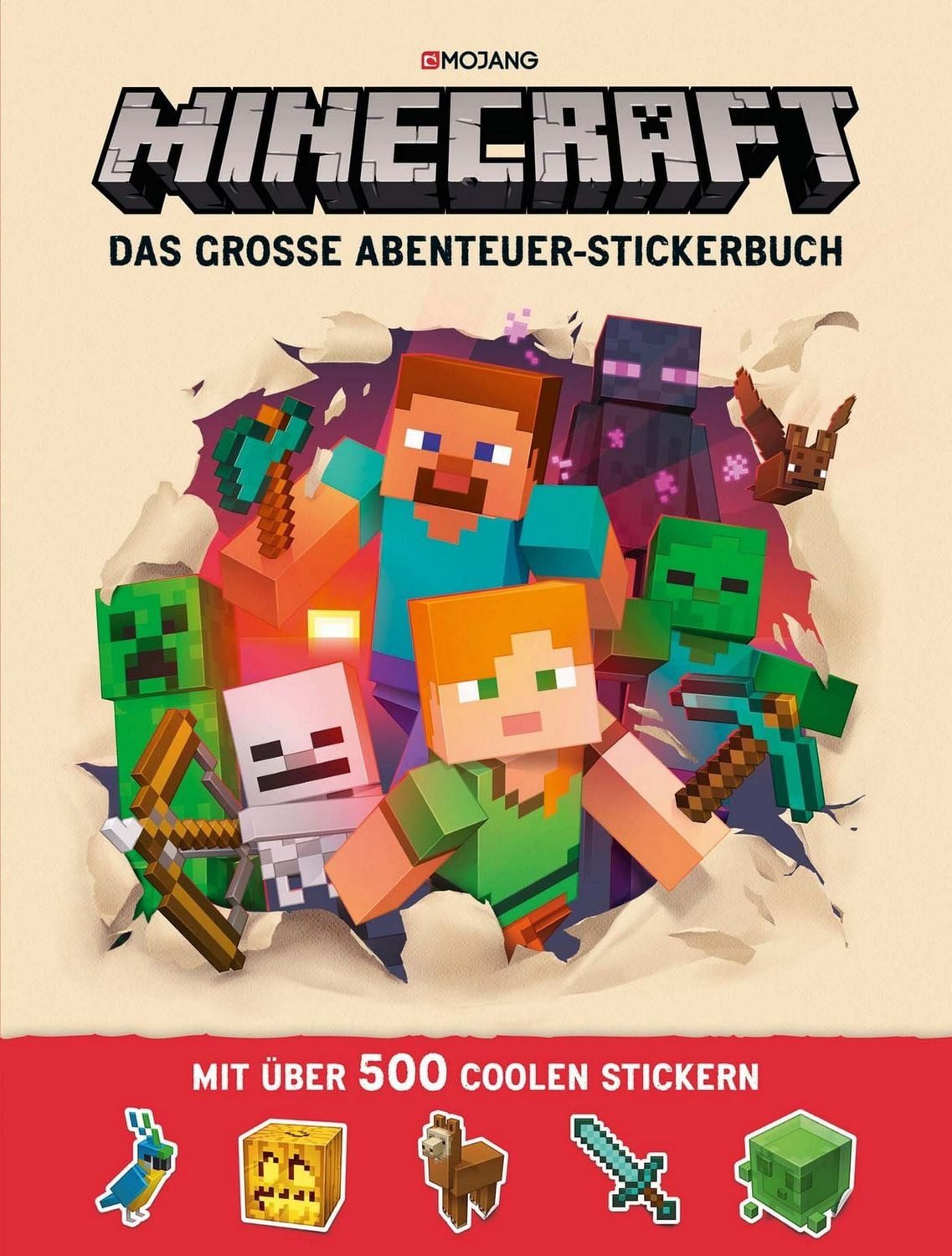 Minecraft, Das große Abenteuer-Stickerbuch / Minecraft