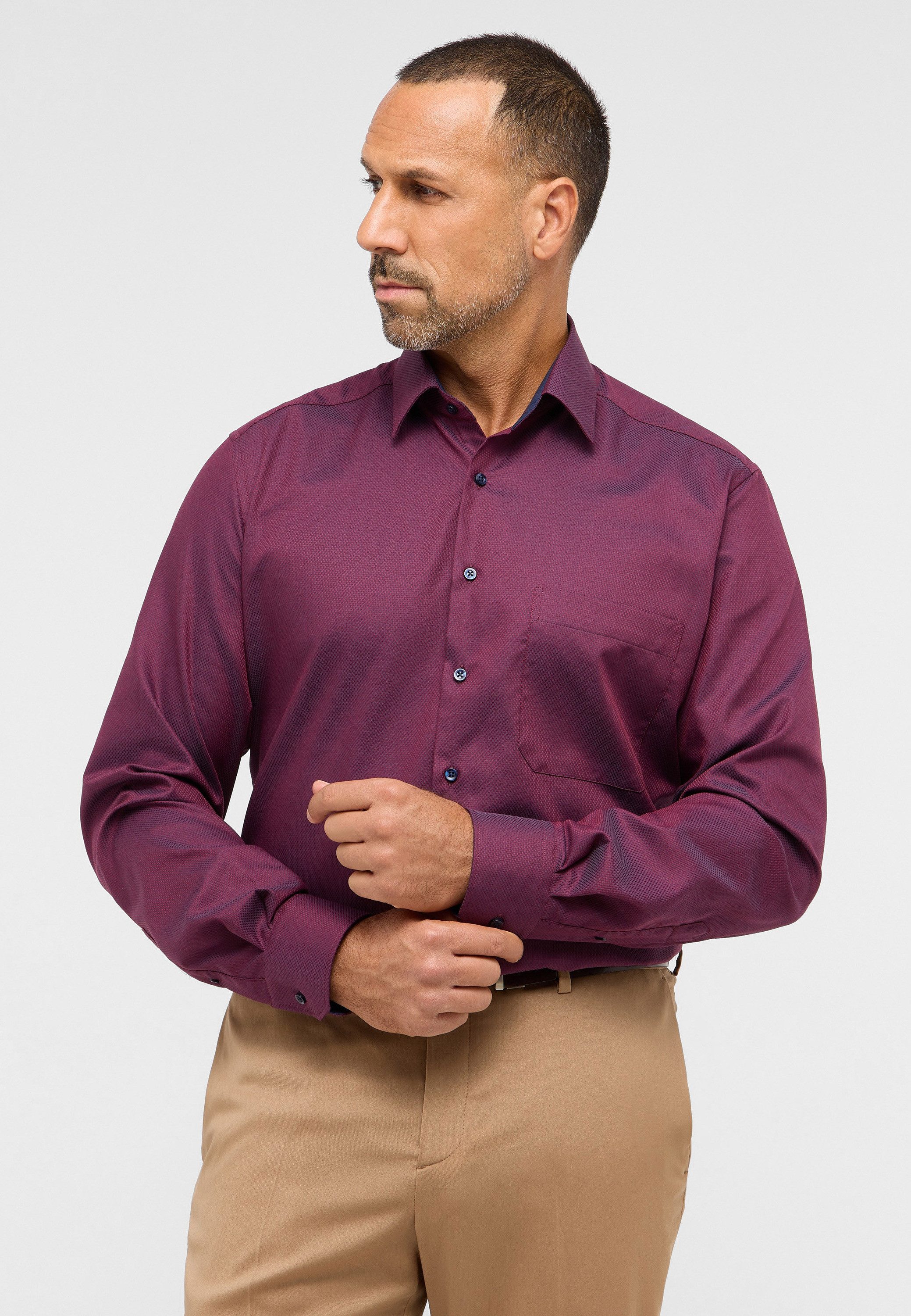 Eterna Langarmhemd COMFORT FIT NON IRON (bügelfrei)