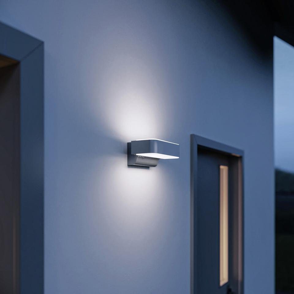 STEINEL LED-Außenwandleuchte L 810 SC, Sensor, silber günstig online kaufen