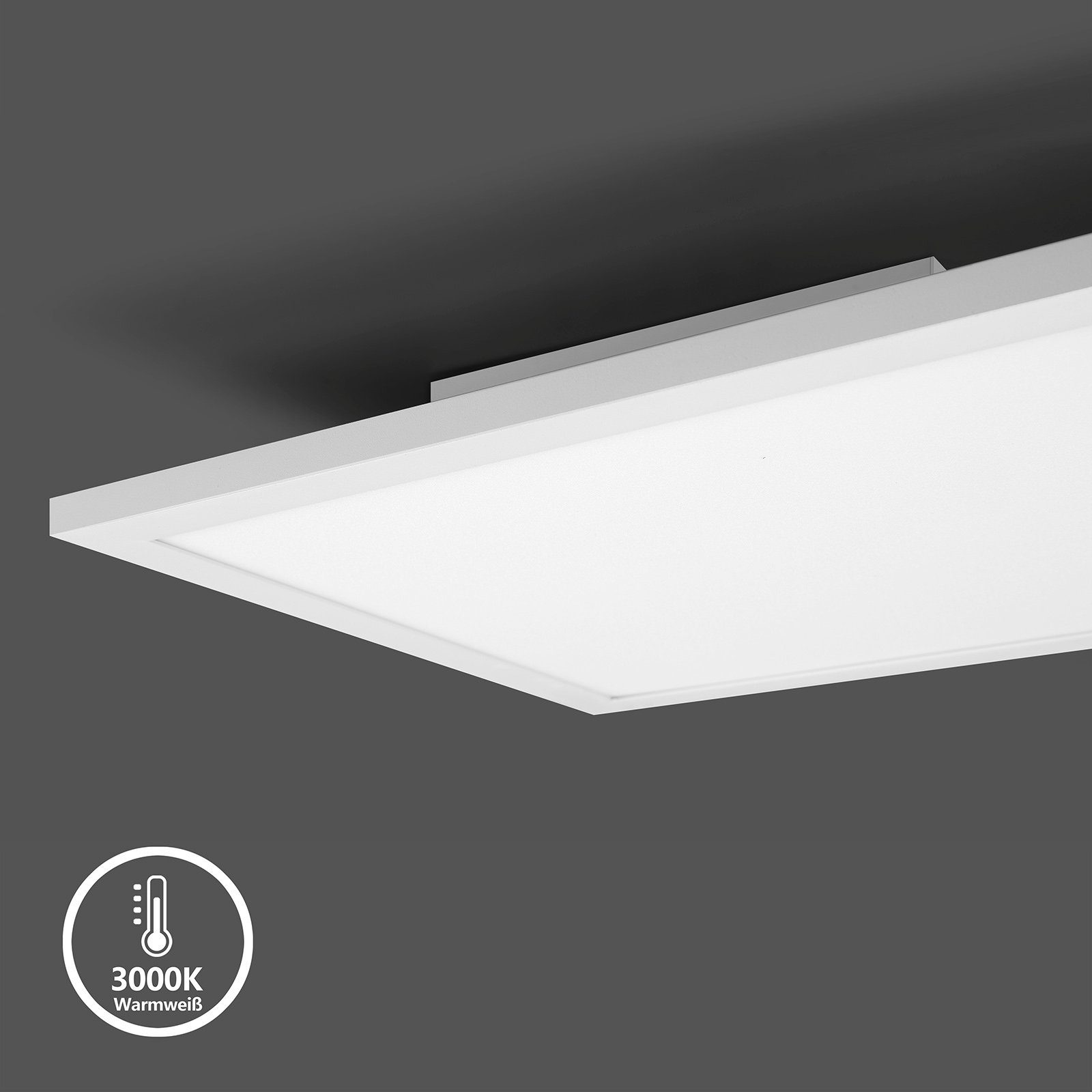 IMPTS LED Panel, Schlafzimmer, LED Flach integriert, LED warmweiß, für Deckenleuchte, Warmweiß, Ultra Küche Deckenlampe, fest Keller, 3000K