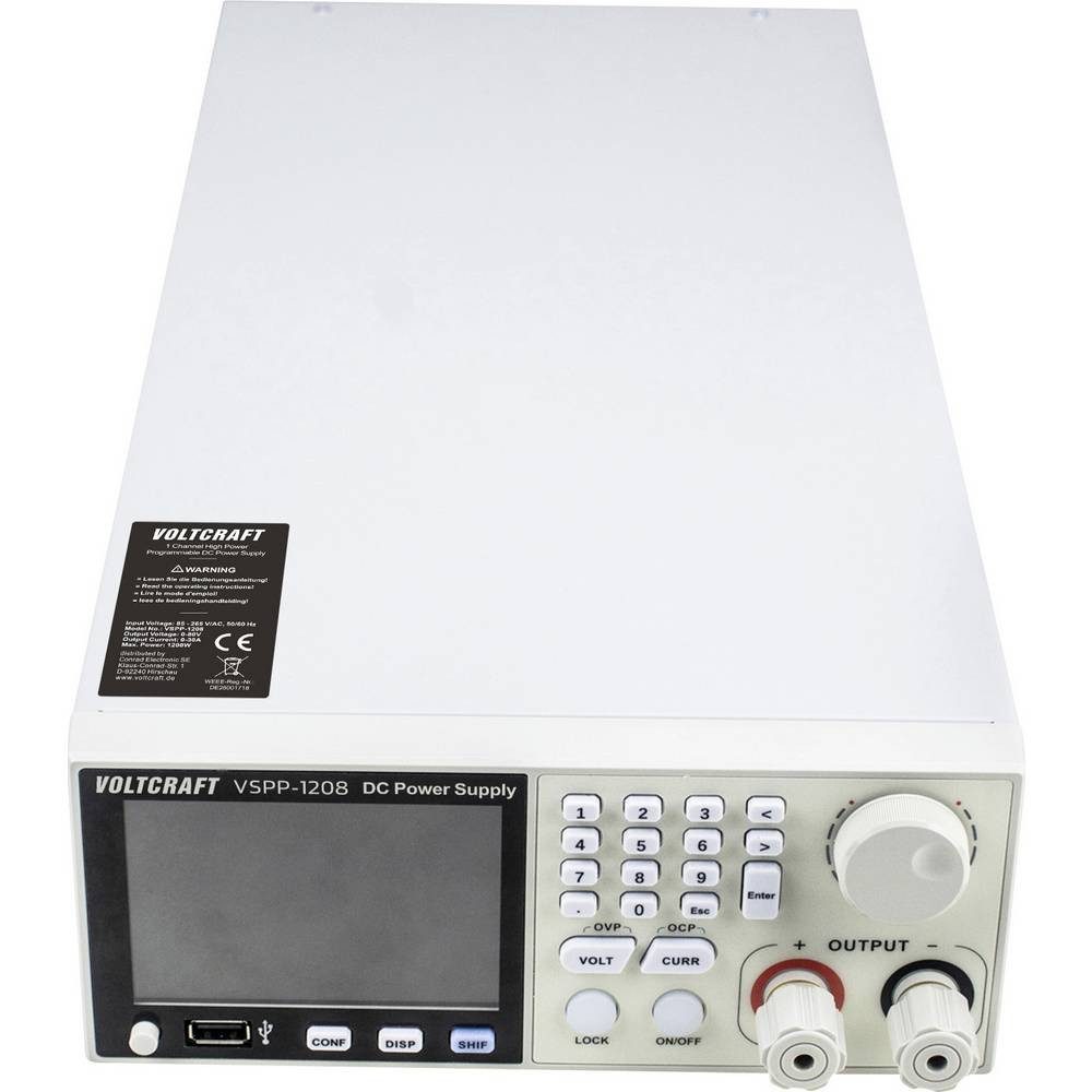 VOLTCRAFT VC-17068680 Labor-Netzteil (programmierbar, fernsteuerbar)