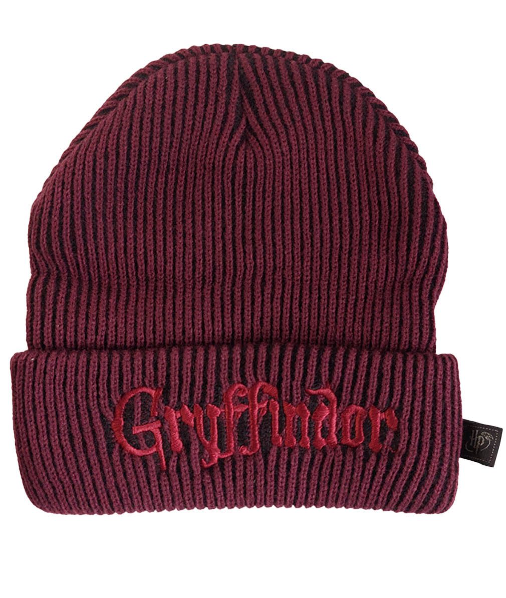 Harry Potter Beanie Gryffindor House Striped Beanie Strickmütze Wintermütze