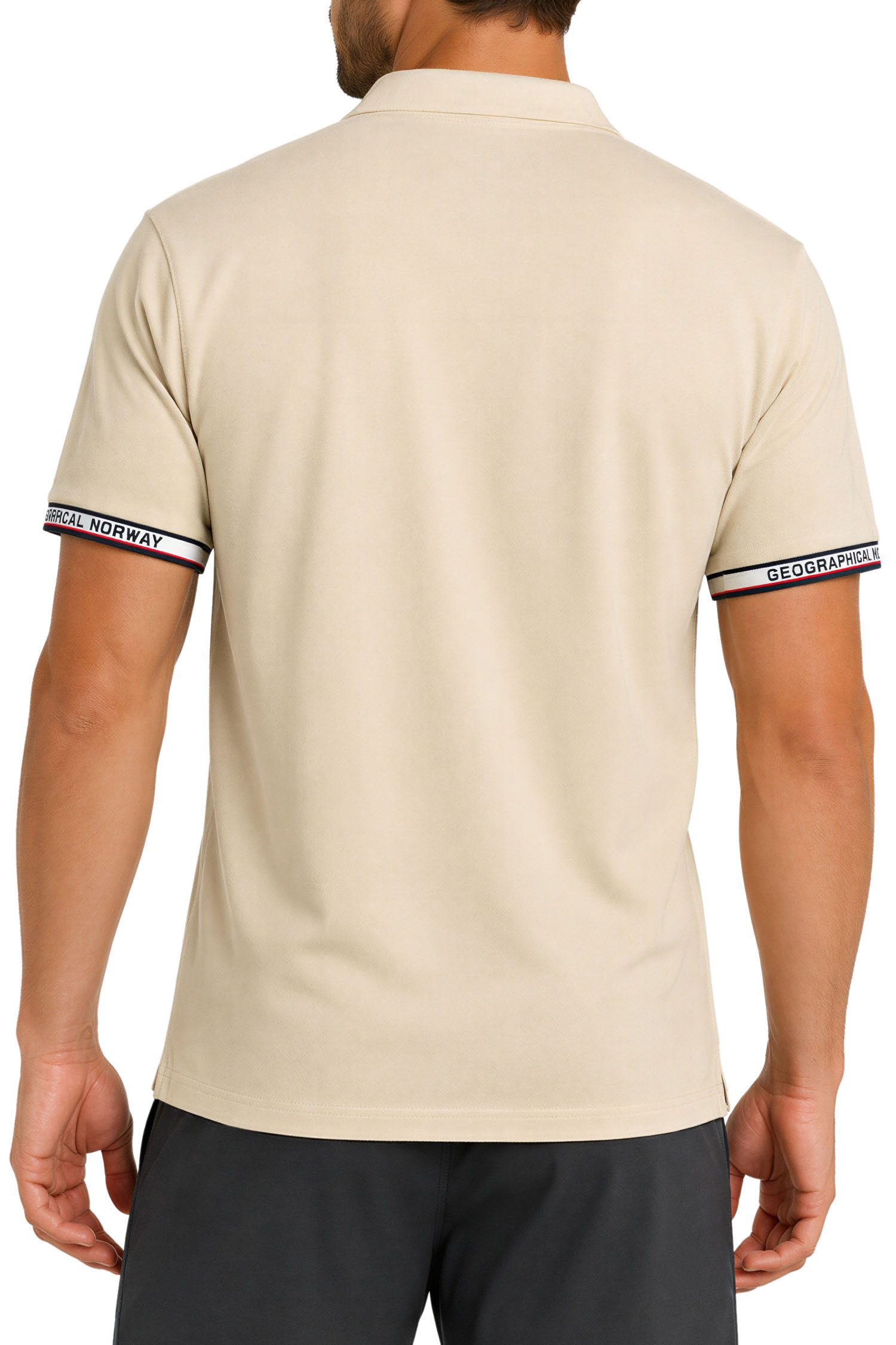 Geographical Norway Poloshirt Herren Regular Fit Polohemd bakoliar men Bedruckte Ärmelabschlüsse mit Markenprint – Bild 2 von 5