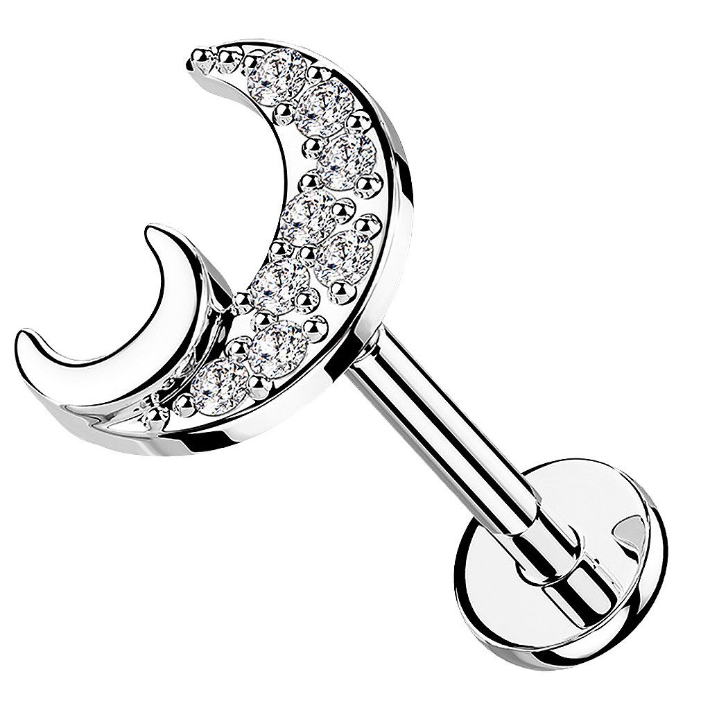 Taffstyle Piercing-Set Labret Piercing flache Rückseite günstig online kaufen