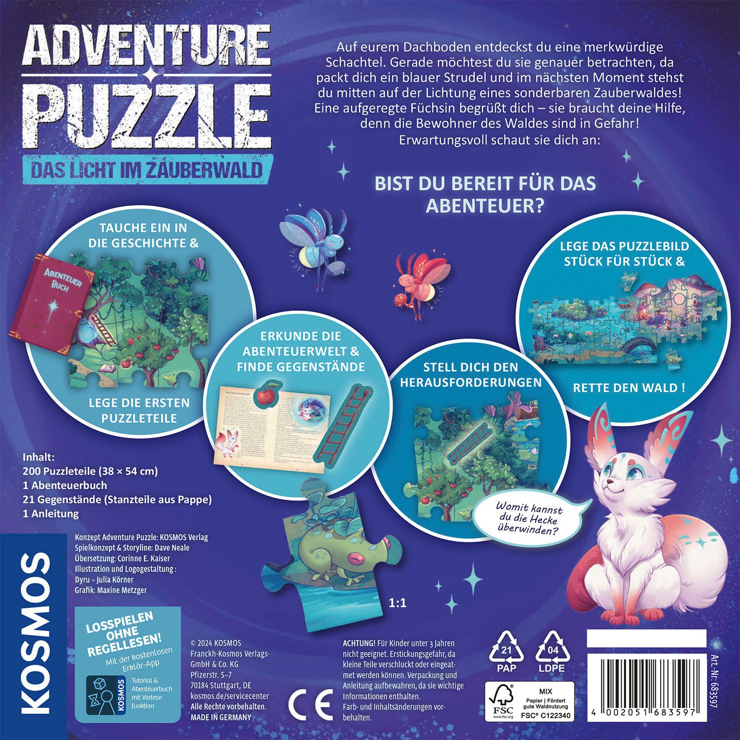 Kosmos Puzzle Adventure Puzzle, Das Licht günstig online kaufen