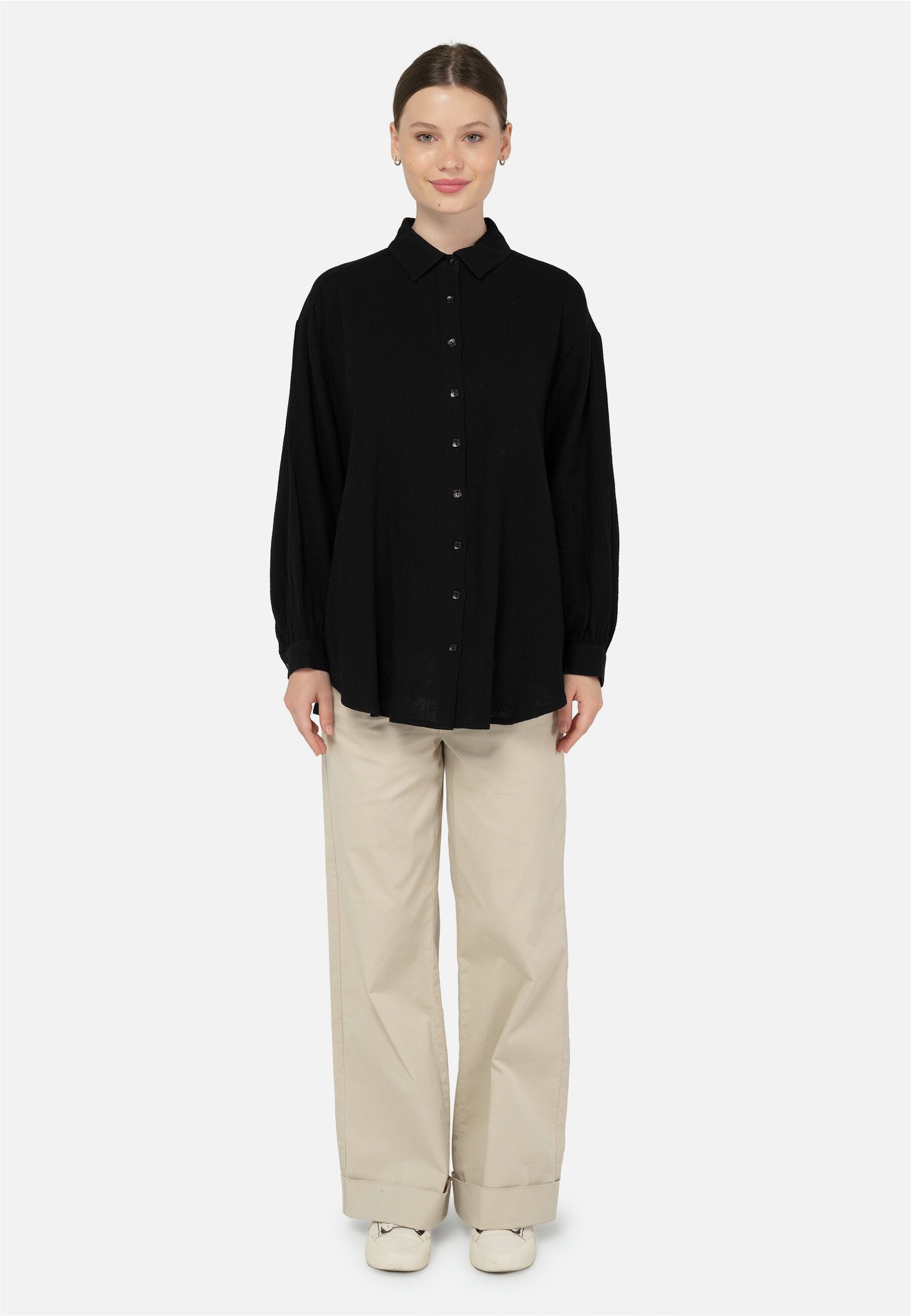 freshlions Langarmhemd Honari (1-tlg) im klassischen Design günstig online kaufen