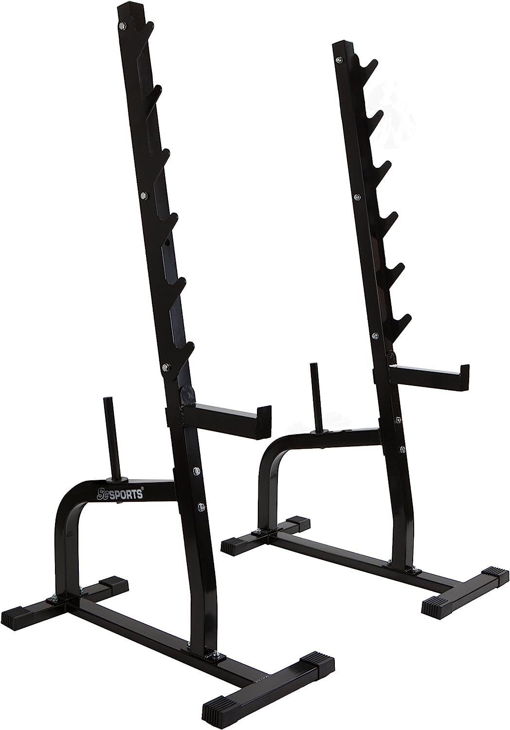 ScSPORTS® Langhantelständer Hantelständer Langhantelablage bis 200 kg Squat Rack, (10002899-St)