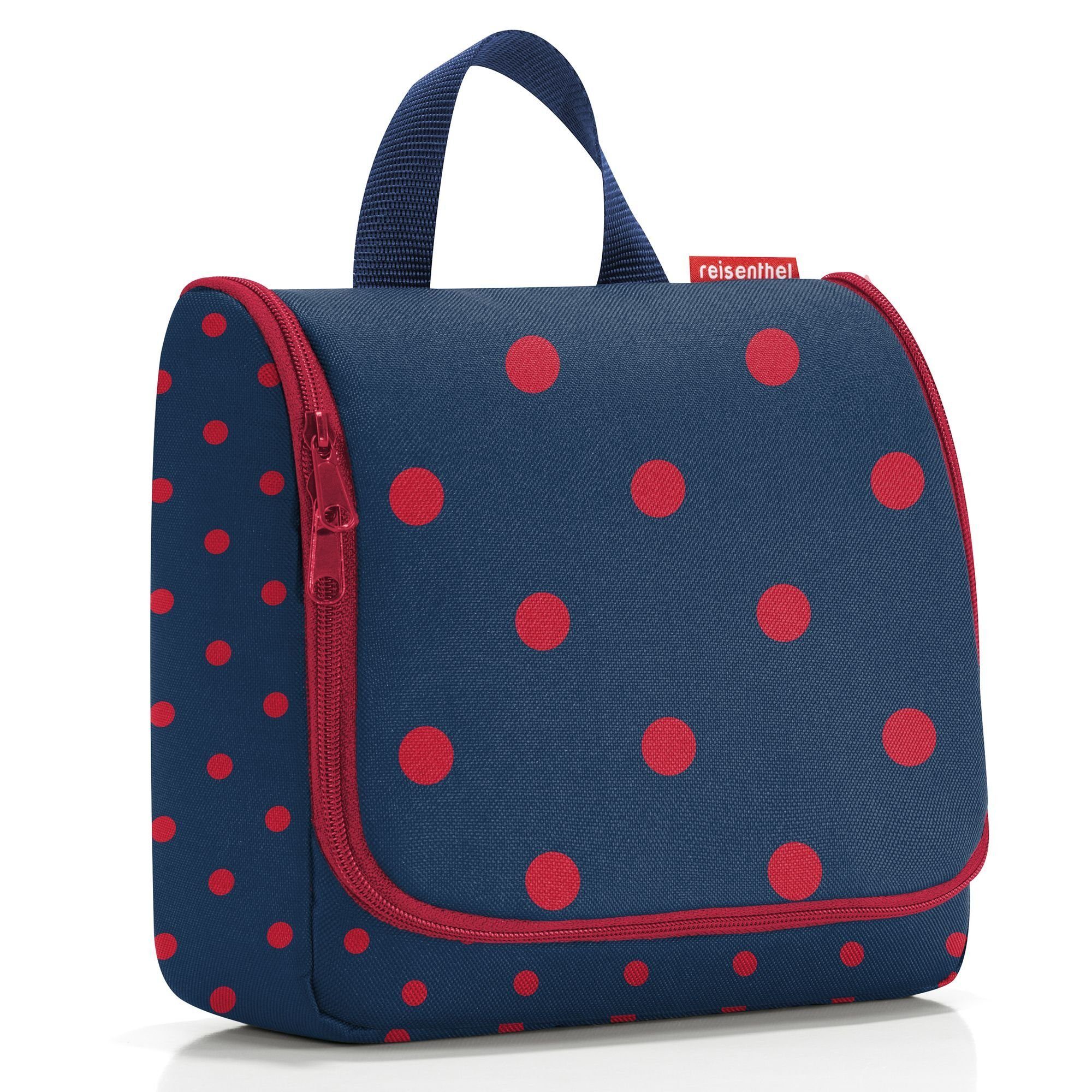 REISENTHEL® Kulturbeutel Travelling, Polyester mixed dots red