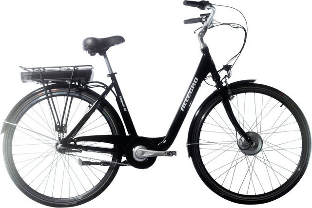 ALLEGRO E Bike »Elegant 02 Black«, 3 Gang Shimano Nexus Schaltwerk, Nabenschaltung, Frontmotor 250 W  - Onlineshop OTTO
