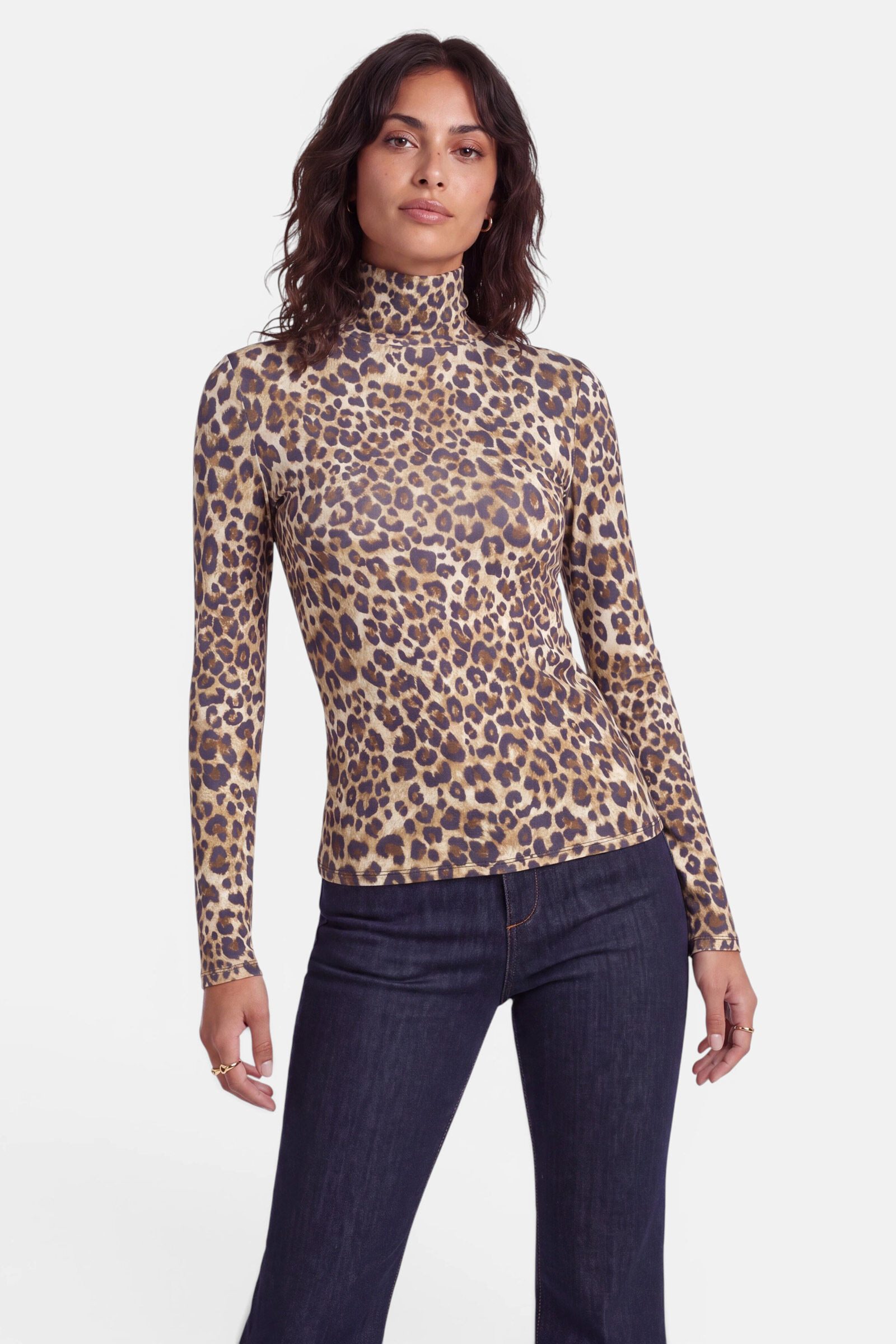 Princess goes Hollywood Langarmshirt Leo mit Allover Leoprint