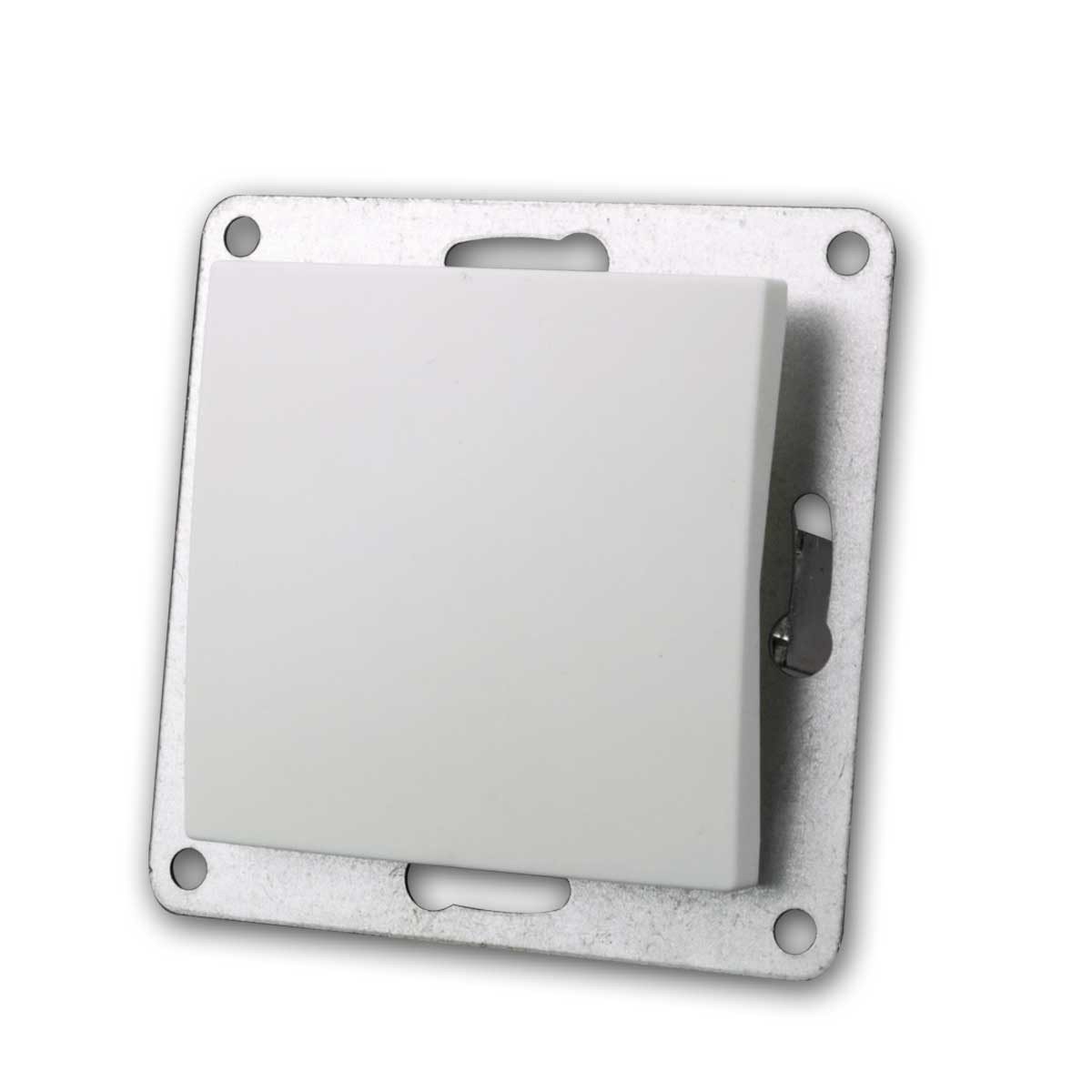 McPower FLAIR Kreuzschalter weiß, 250V~/10A, unterputz Unterputzschalter